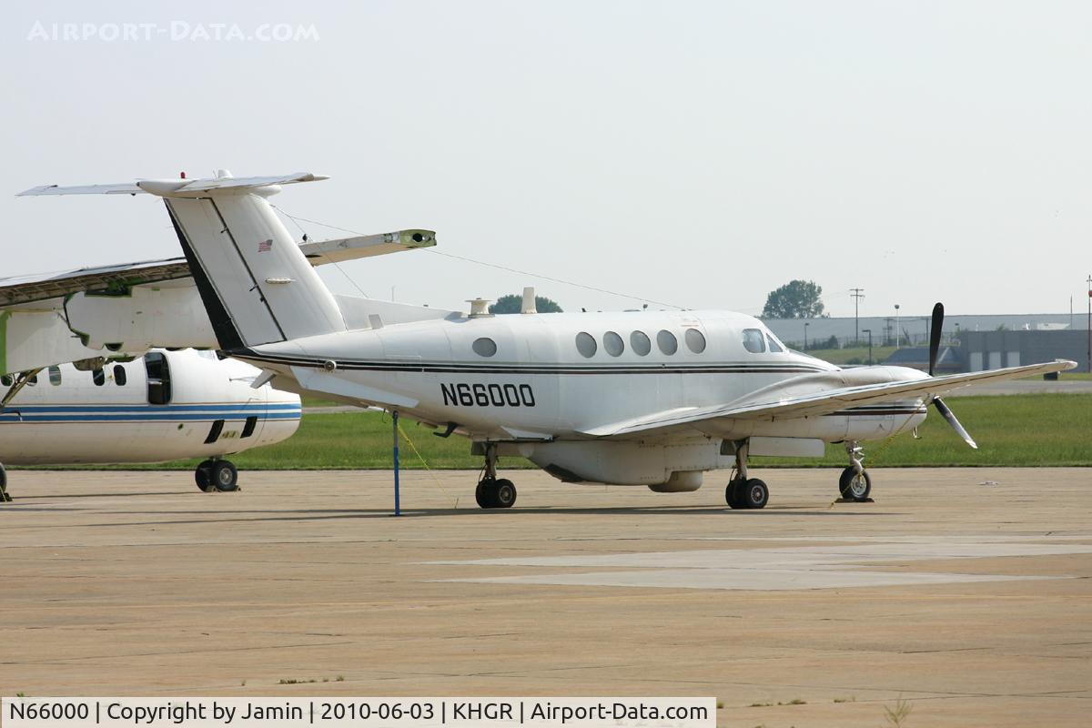 N66000, 1979 Beech A200 (C-12C) King Air C/N BC-66, Awaiting her fate.