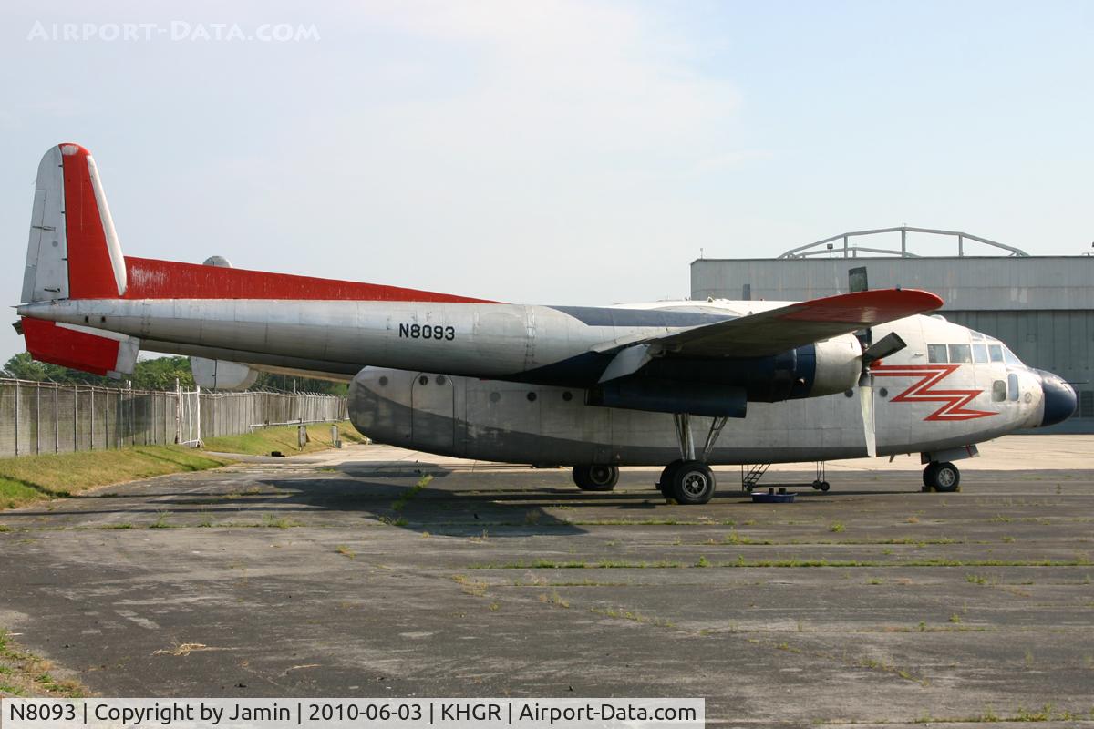 N8093, 1953 Fairchild C-119G Flying Boxcar C/N 10776, Until you see it in person, it's hard to comprehend just how BIG these Boxcars are.