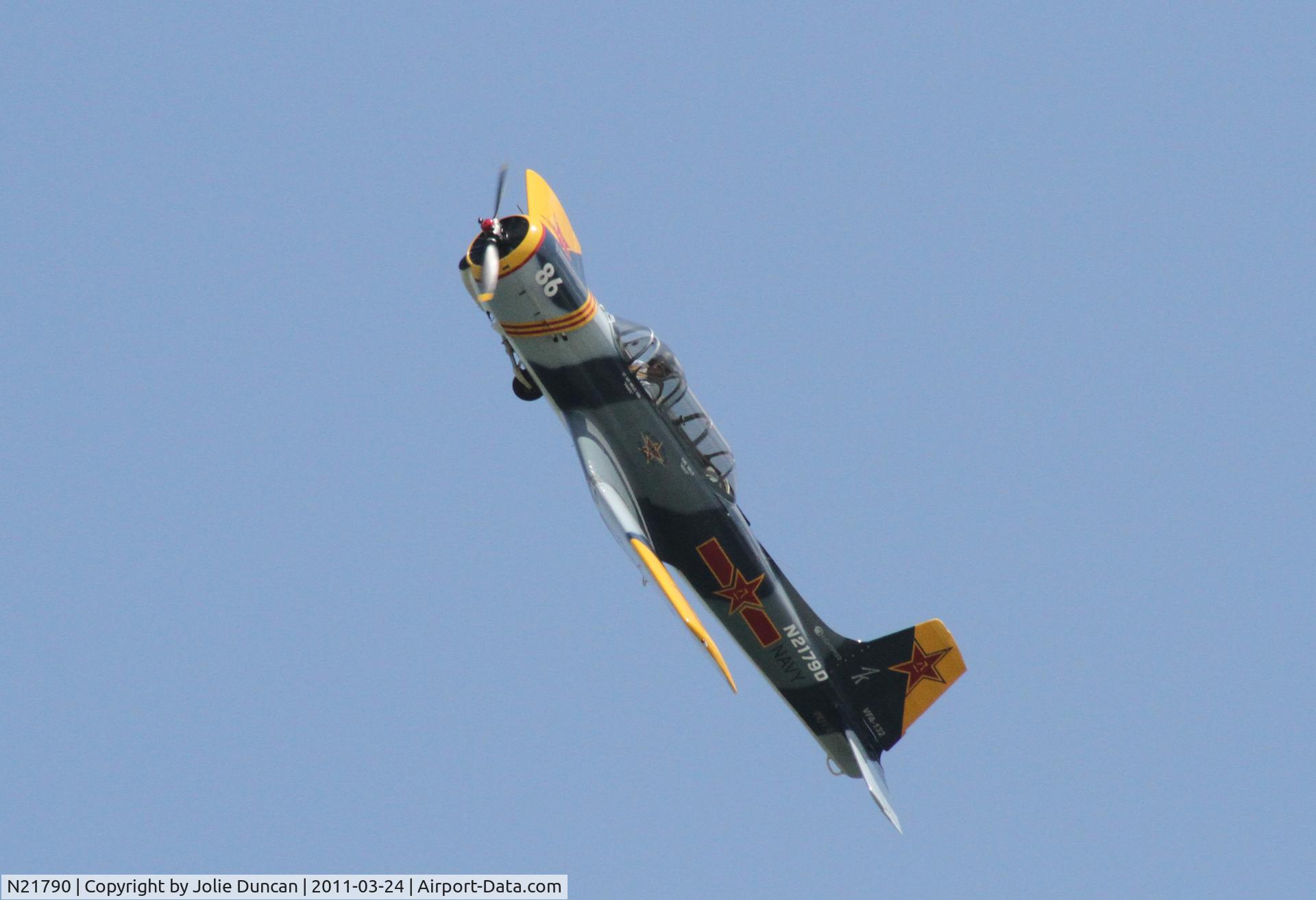 N21790, 1985 Nanchang CJ-6 C/N 4232022, Taken at Flagler Beach Fl. on Thursday March 24 2011
