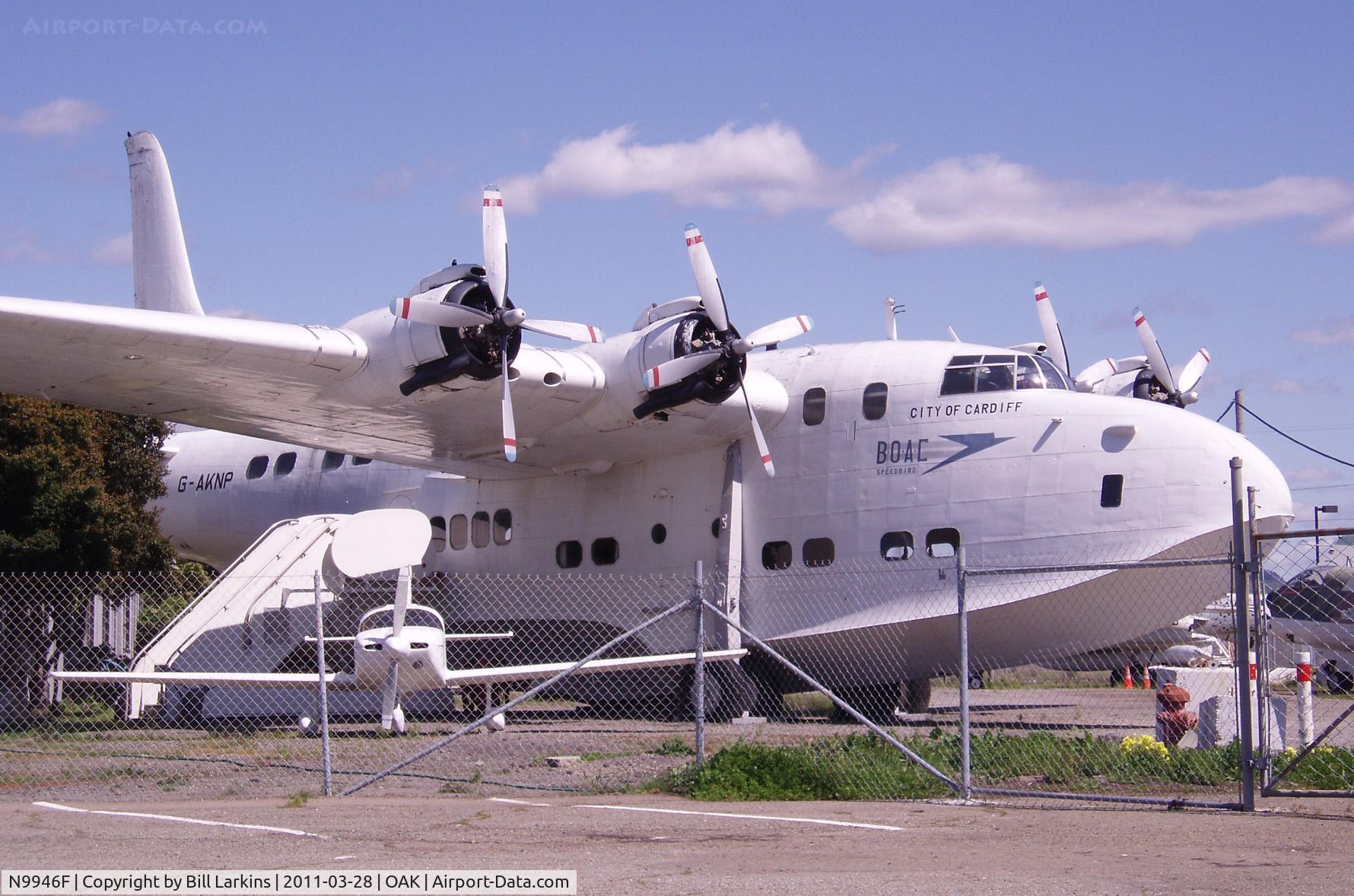N9946F, 1950 Short S-45 Solent 3 C/N S1295, How the Solent looks at the Oakland Aviation Museum in March 2011.