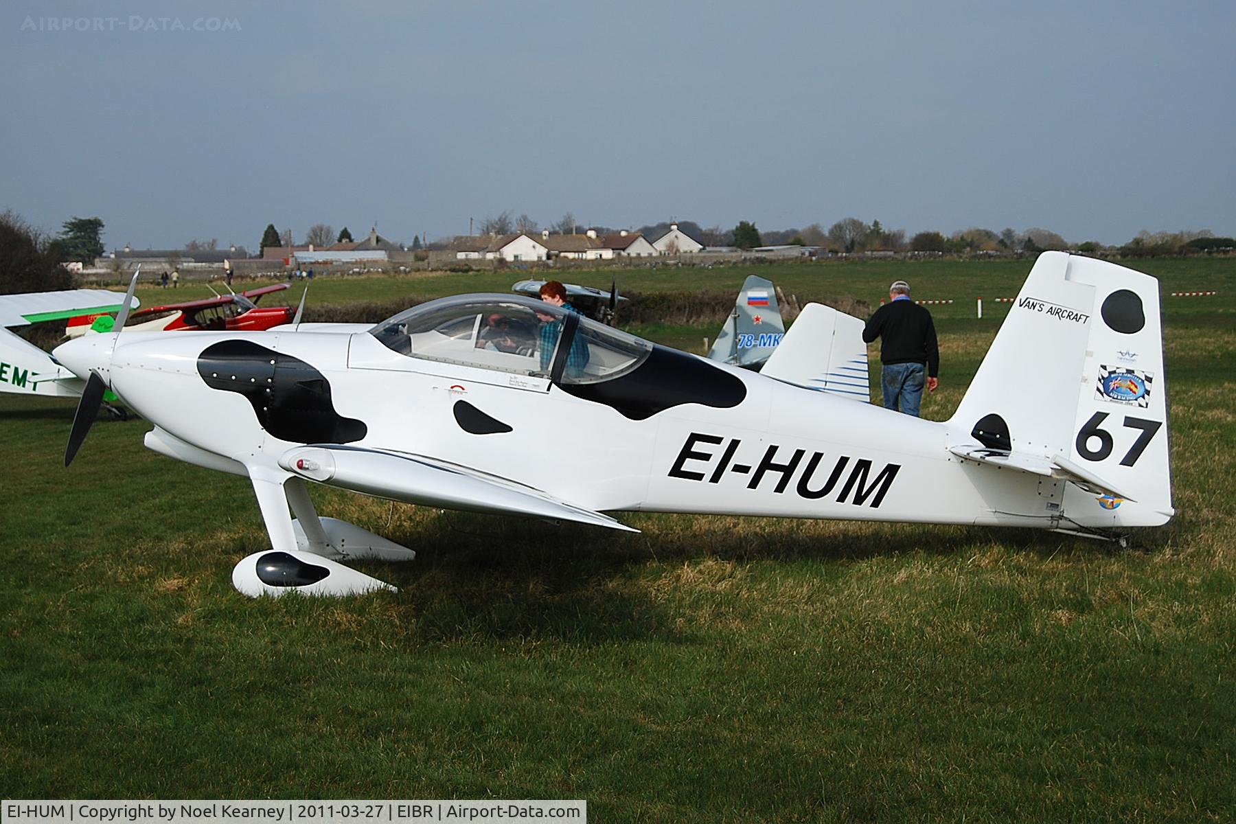 EI-HUM, Vans RV-7 C/N 70588-1, Attending Birr Fly-in 27-03-2011