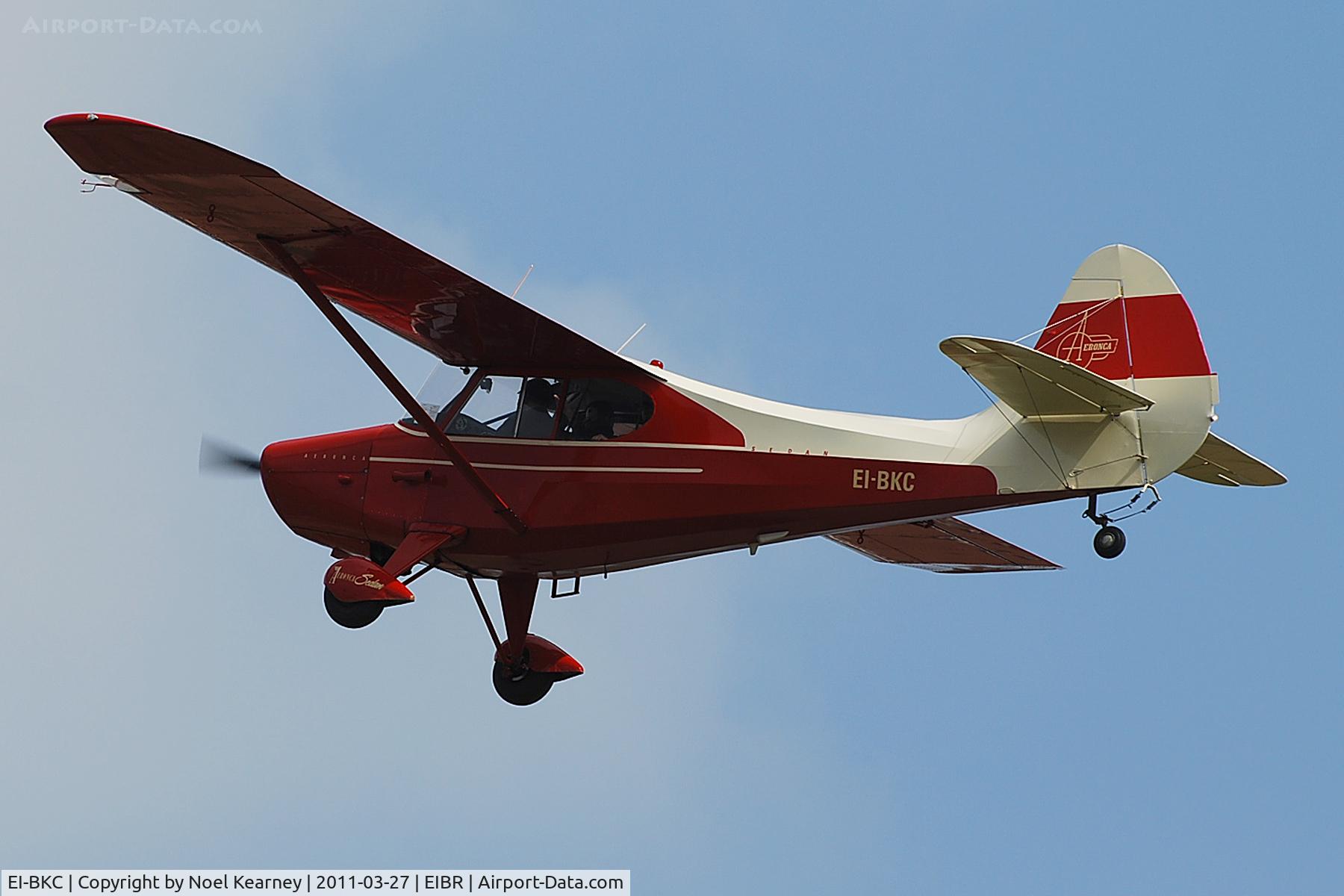 EI-BKC, 1949 Aeronca 15AC Sedan C/N 15AC-467, Attending Birr Fly-in 27-03-2011