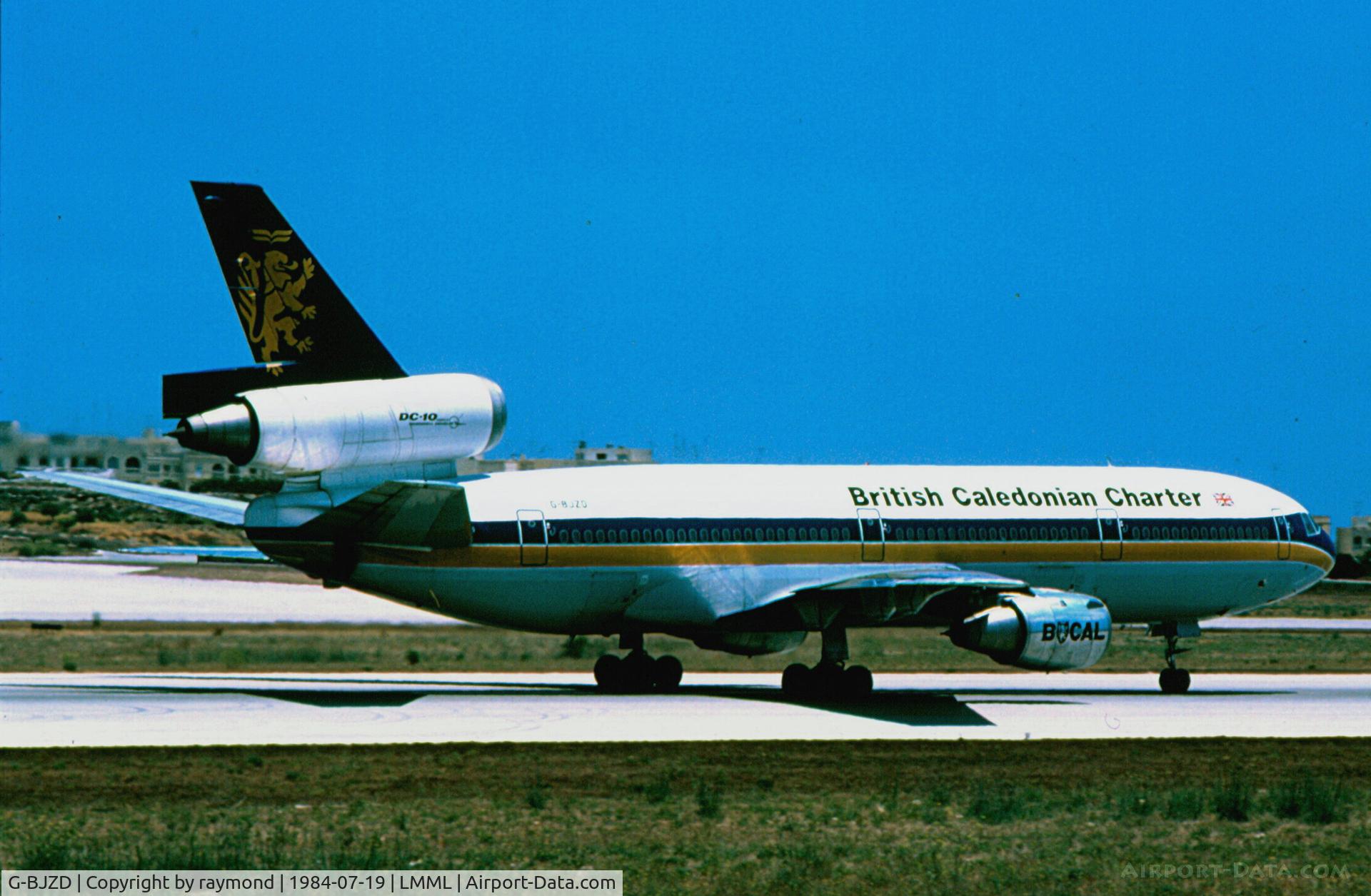 G-BJZD, 1979 McDonnell Douglas DC-10-10 C/N 46970, DC10G-BJZD British Caledonian