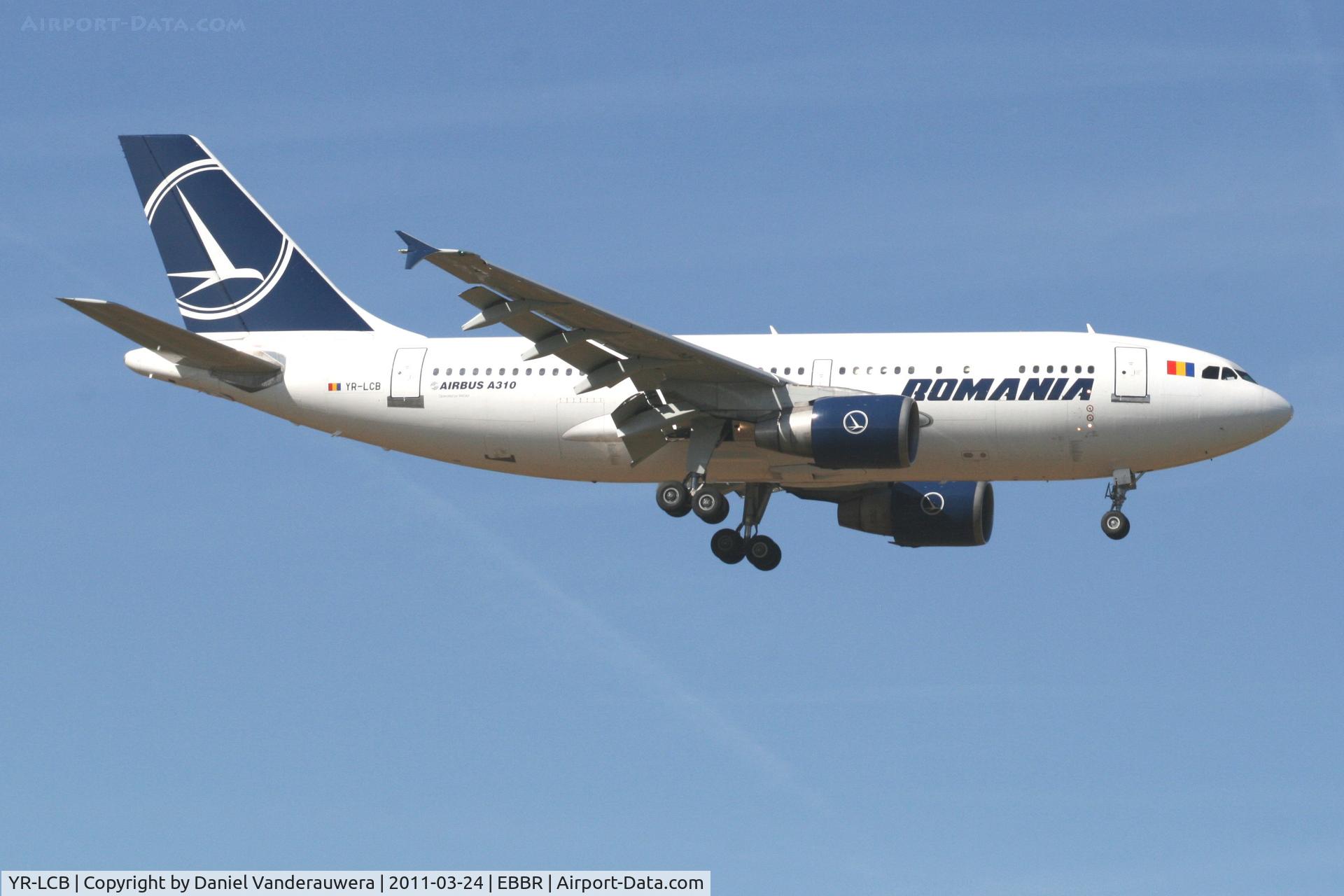 YR-LCB, 1992 Airbus A310-322 C/N 644, Arrival of V.I.P. to RWY 02