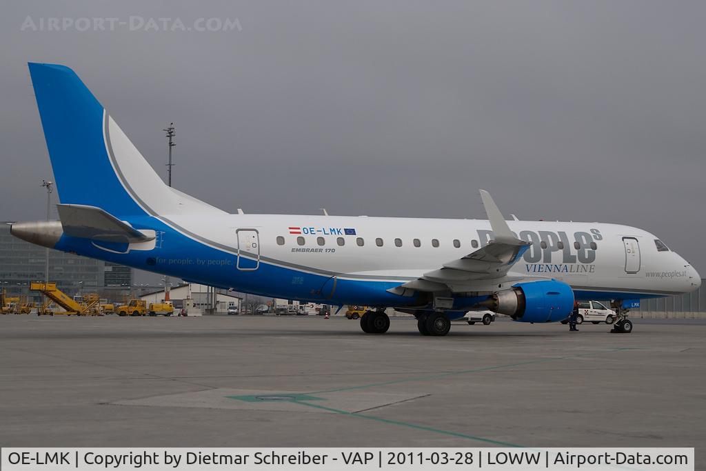 OE-LMK, 2006 Embraer 170LR (ERJ-170-100LR) C/N 17000150, Peoples Vienna Line Embraer 170