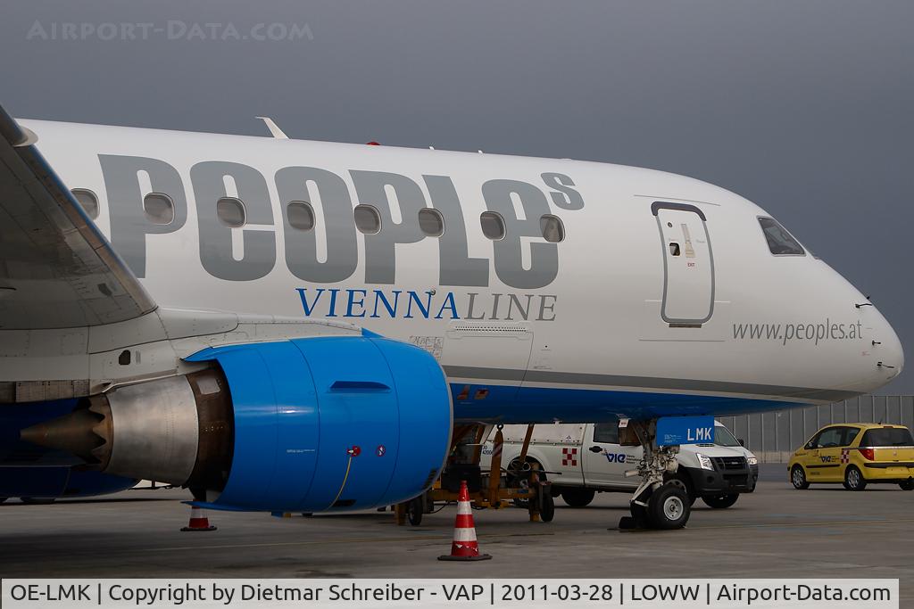 OE-LMK, 2006 Embraer 170LR (ERJ-170-100LR) C/N 17000150, Peoples Vienna Line Embraer 170