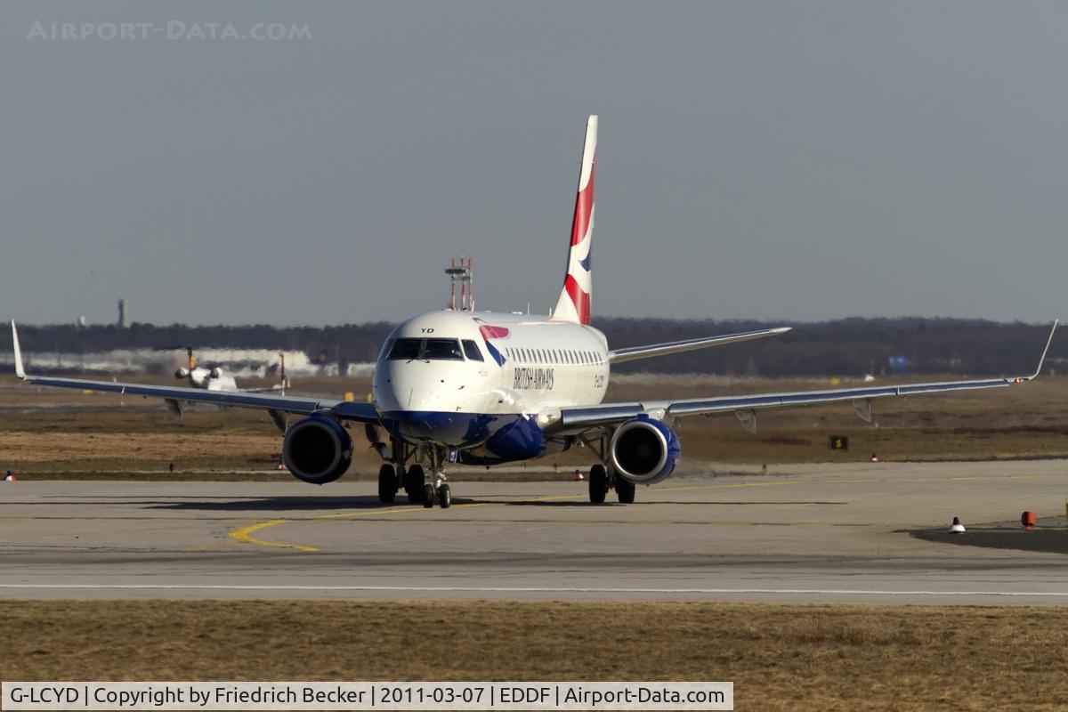 G-LCYD, 2009 Embraer 170STD (ERJ-170-100STD) C/N 17000294, line up