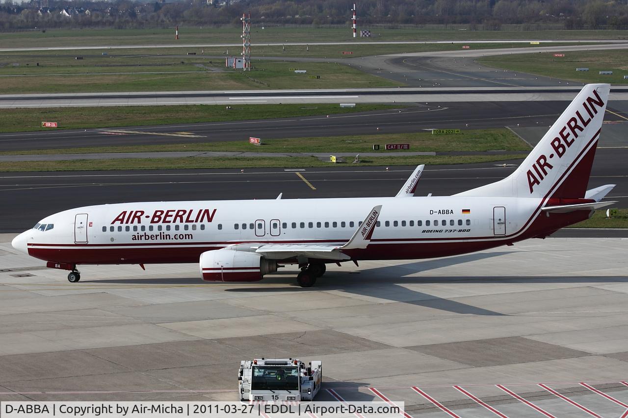 D-ABBA, 2001 Boeing 737-86J C/N 30570, Air Berlin