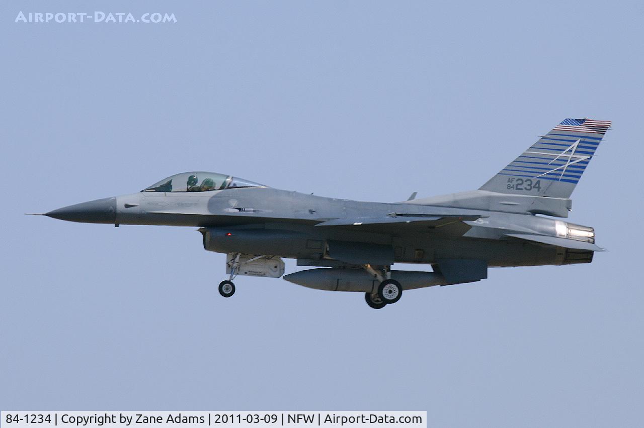 84-1234, 1984 General Dynamics F-16C Fighting Falcon C/N 5C-71, Lockheed Martin flight test F-16C seen during F-35A testing