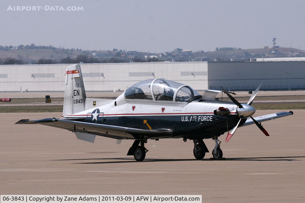 06-3843, 2006 Raytheon T-6A Texan II C/N PT-398, At Alliance Airport - Fort Worth, TX