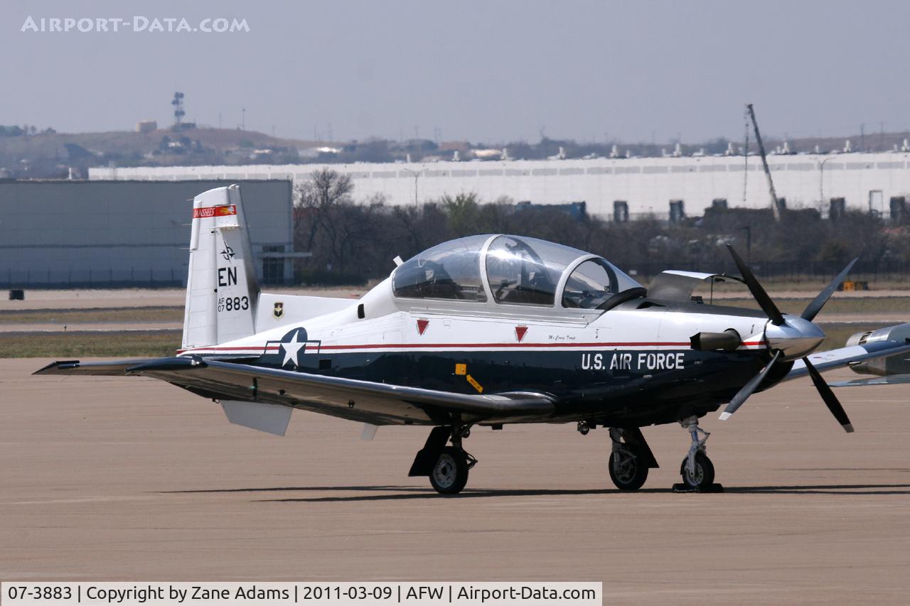 07-3883, 2007 Raytheon T-6A Texan II C/N PT-438, At Alliance Airport - Fort Worth, TX