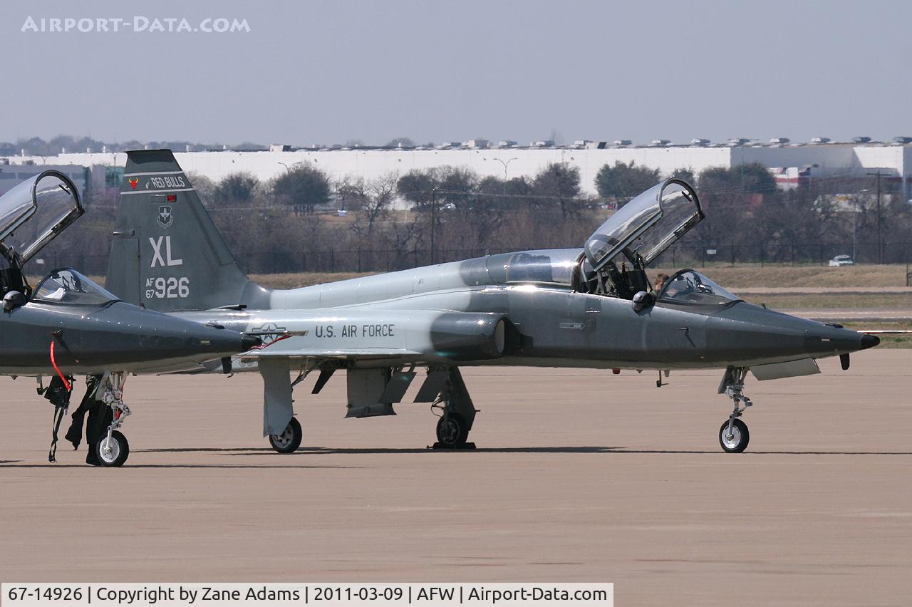 67-14926, 1967 Northrop T-38A-70-NO Talon C/N T.6067, At Alliance Airport - Fort Worth, TX