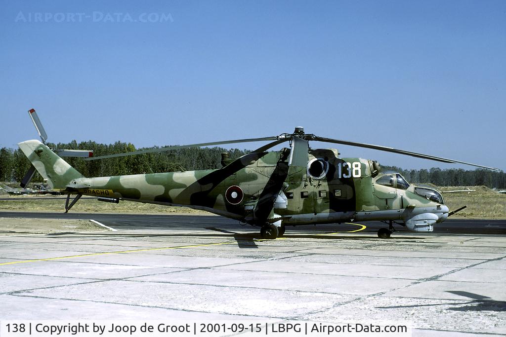 138, Mil Mi-24D Hind D C/N 150603, The Mi-24D wfu shortly after the Co-operative Key exercise.