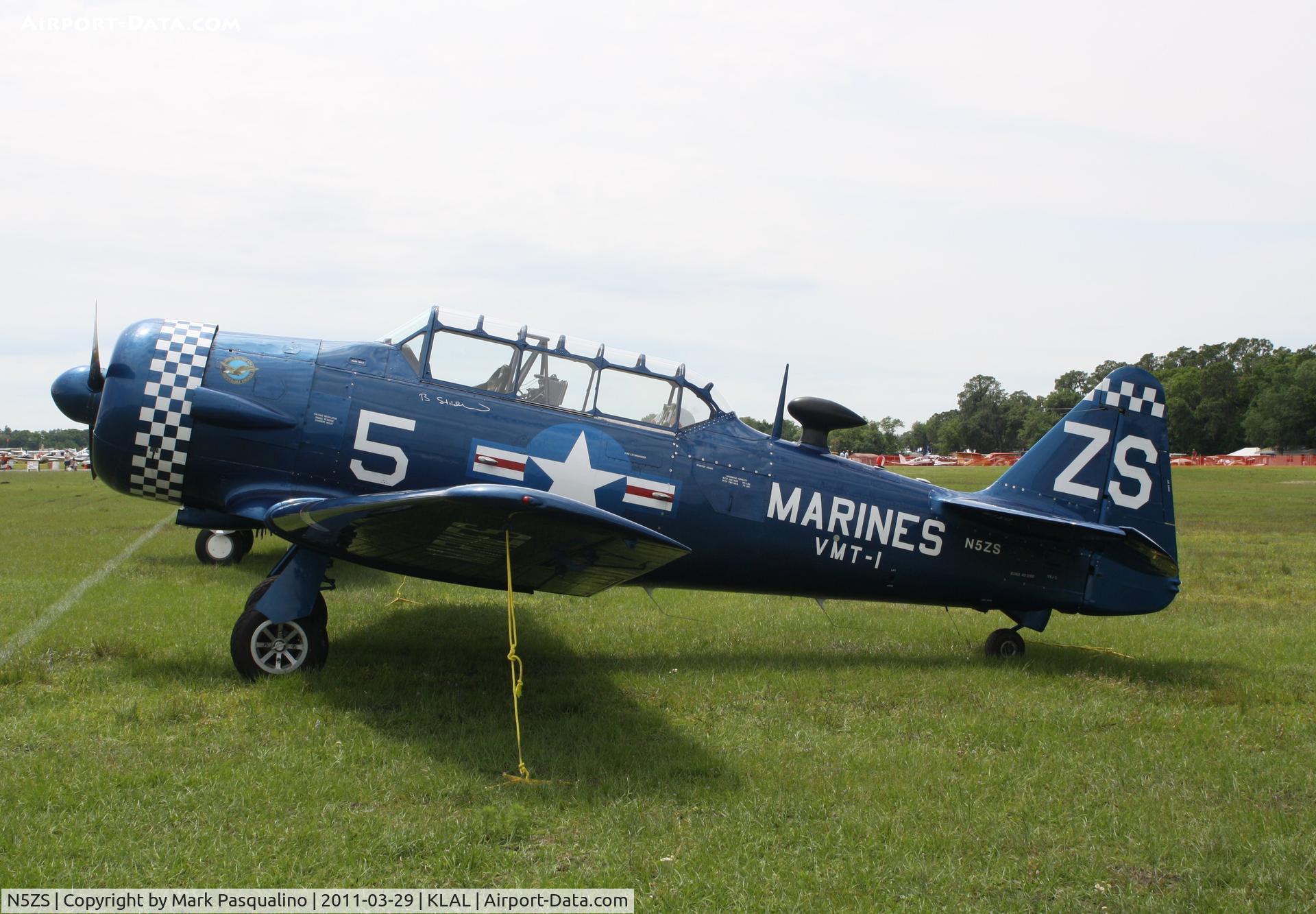 N5ZS, 1951 North American T-6G Texan C/N 168-264, North American T-6G