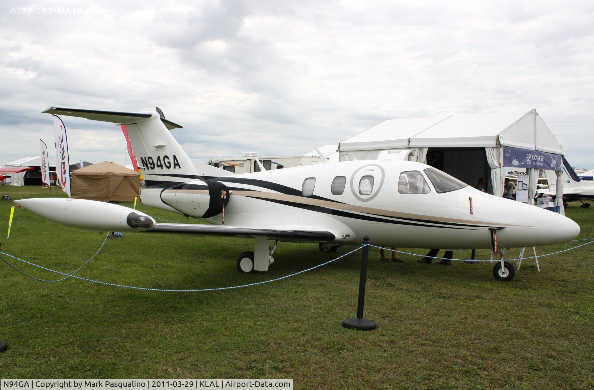 N94GA, 2007 Eclipse Aviation Corp EA500 C/N 000072, Eclispe EA 500