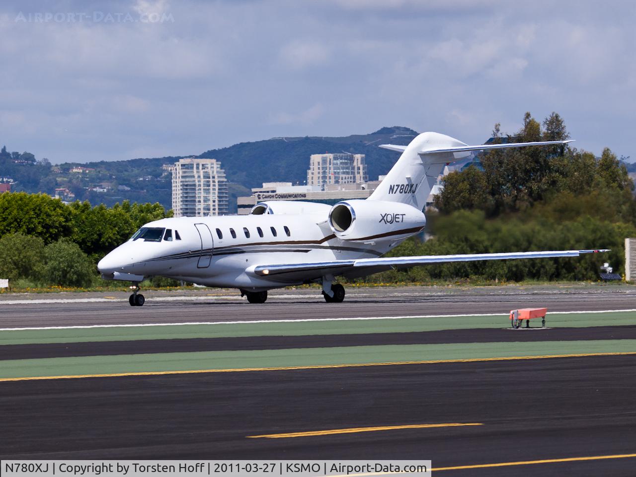 N780XJ, 2007 Cessna 750 Citation X Citation X C/N 750-0280, N780XJ departing from RWY 21