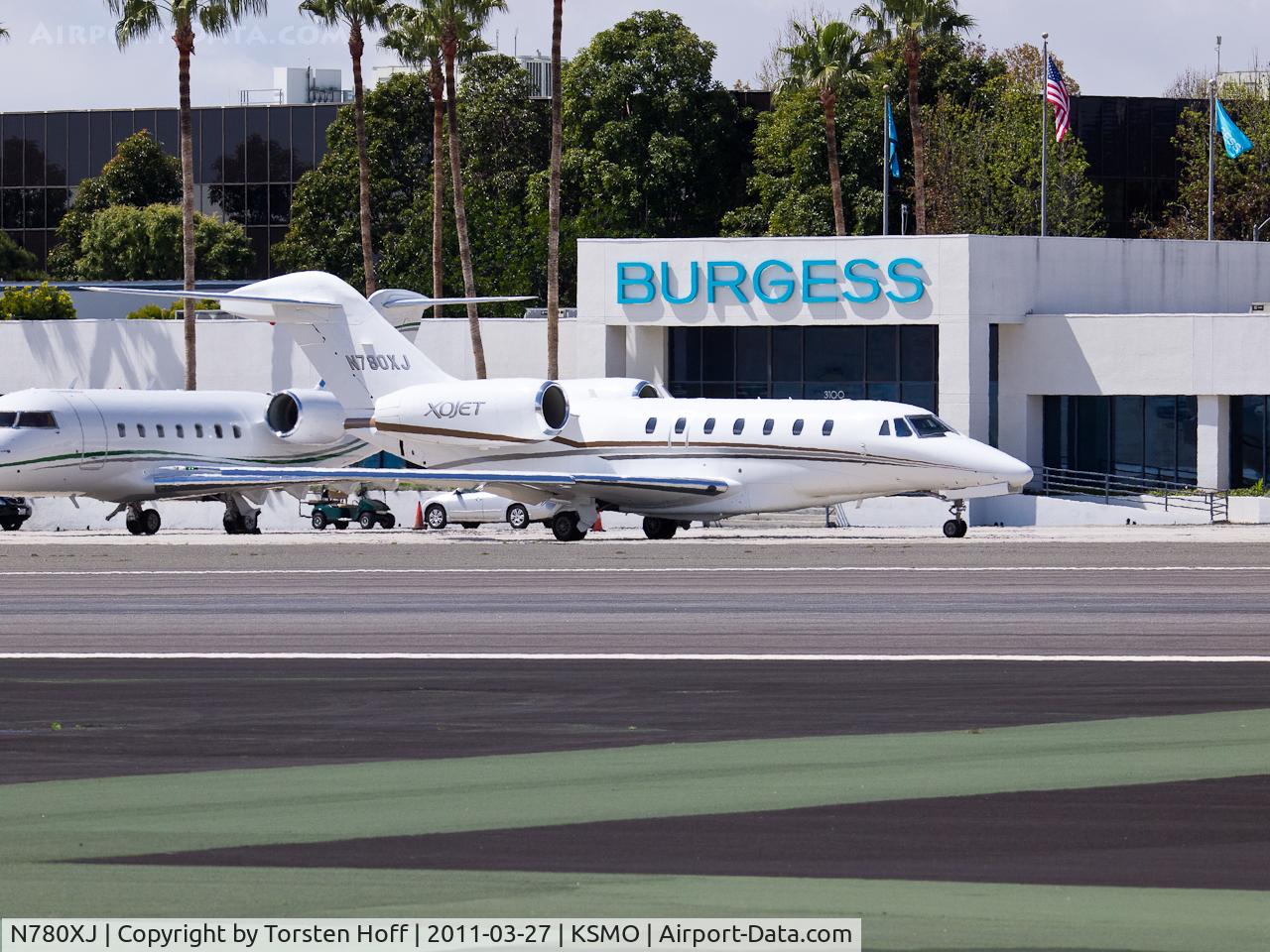 N780XJ, 2007 Cessna 750 Citation X Citation X C/N 750-0280, N780XJ taxiing
