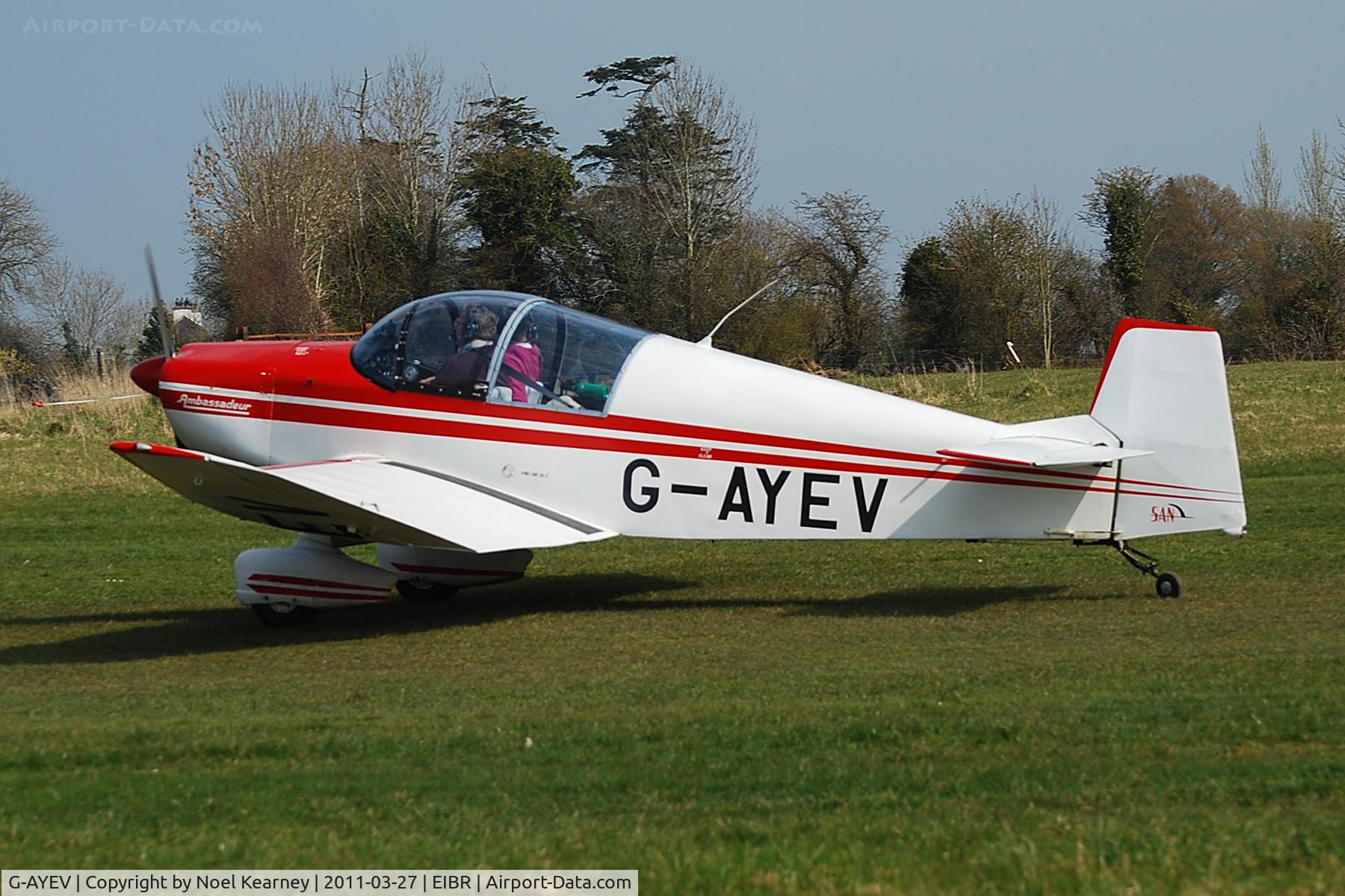 G-AYEV, 1960 SAN Jodel DR.1050 Ambassadeur C/N 179, Attending the Birr Fly-in 27-03-2011