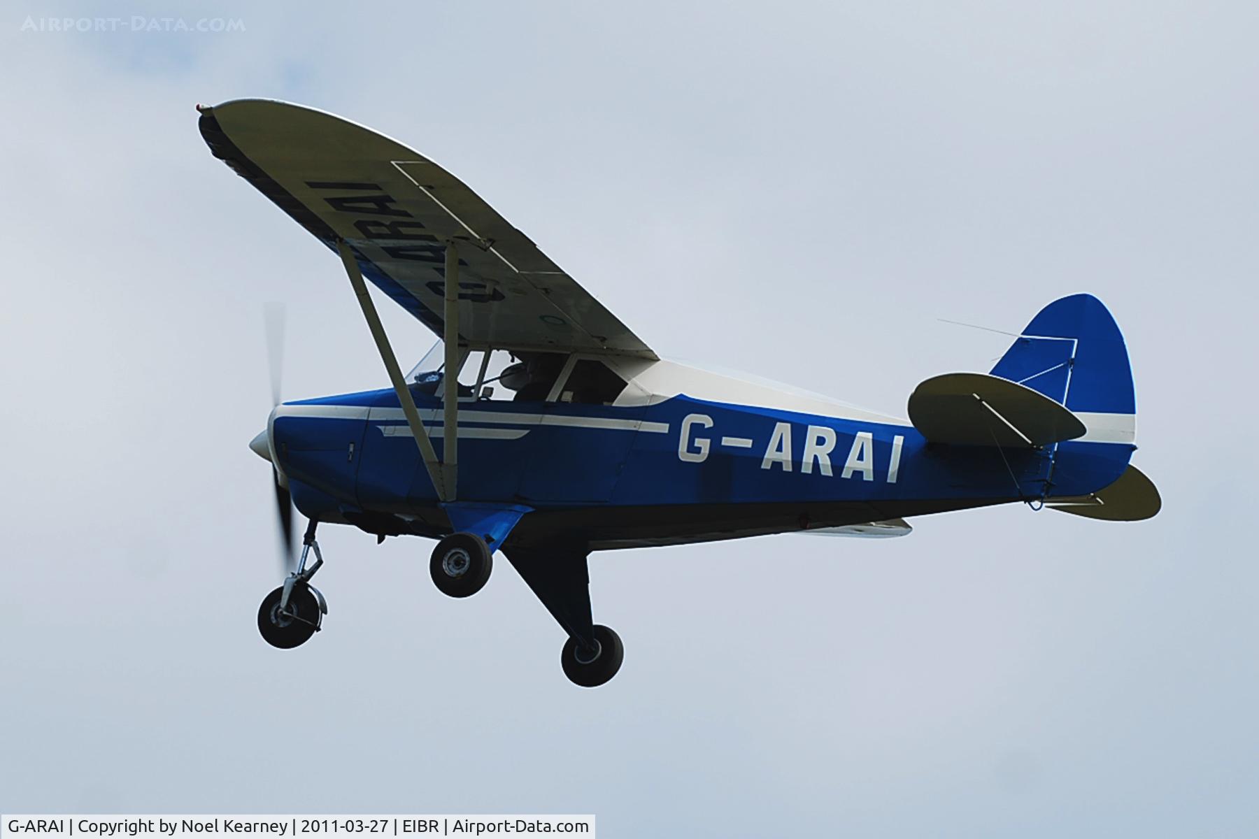 G-ARAI, 1960 Piper PA-22-160 Tri Pacer C/N 22-7421, Attending the Birr Fly-in 27-03-2011
