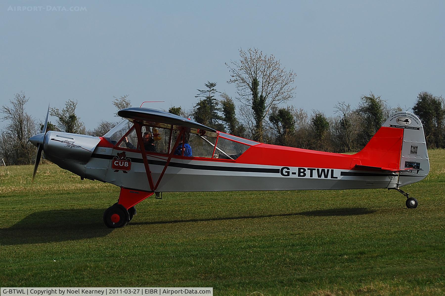 G-BTWL, 1992 Wag-Aero Sport Trainer C/N PFA 108-10893, Attending the Birr Fly-in 27-03-2011
