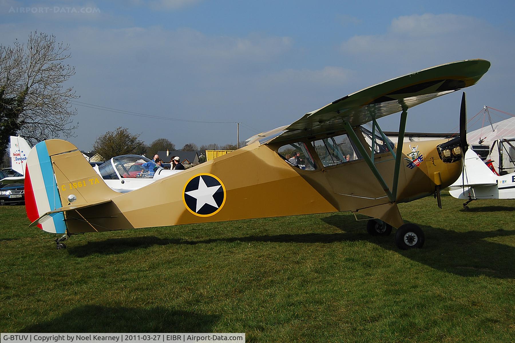 G-BTUV, 1941 Aeronca 65-TAC C/N C1661TA, Attending the Birr Fly-in 27-03-2011
