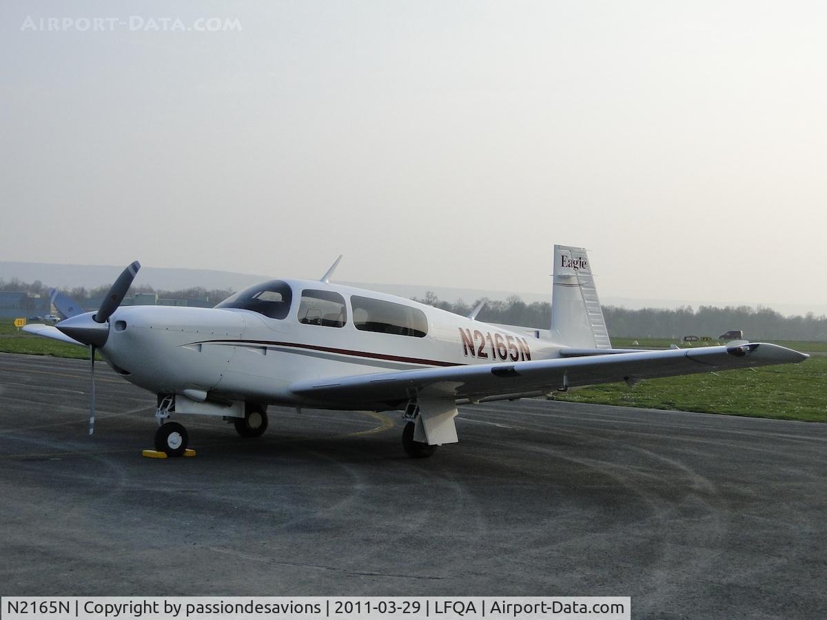 N2165N, 1999 Mooney M20S Eagle C/N 30-0007, on the apron