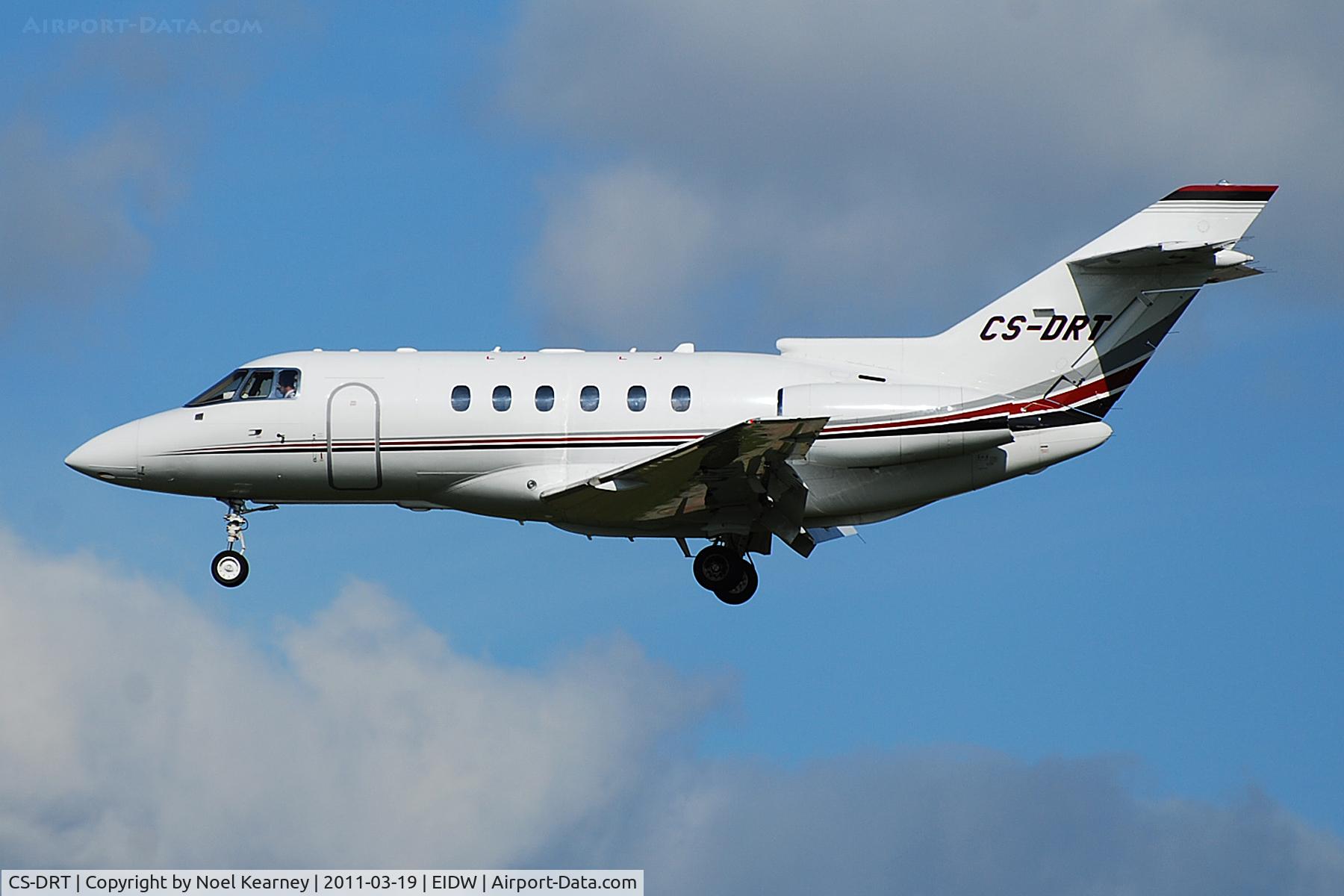 CS-DRT, 2006 Raytheon Hawker 800XP C/N 258802, Landing Rwy 28 at EIDW