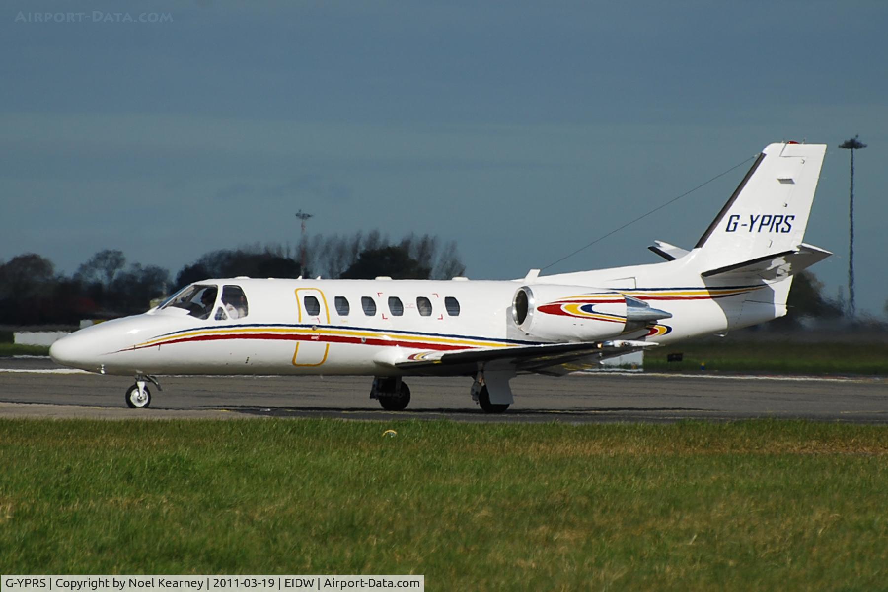 G-YPRS, 2000 Cessna 550 Citation Bravo C/N 550-0935, Departing off Rwy 28 at EIDW