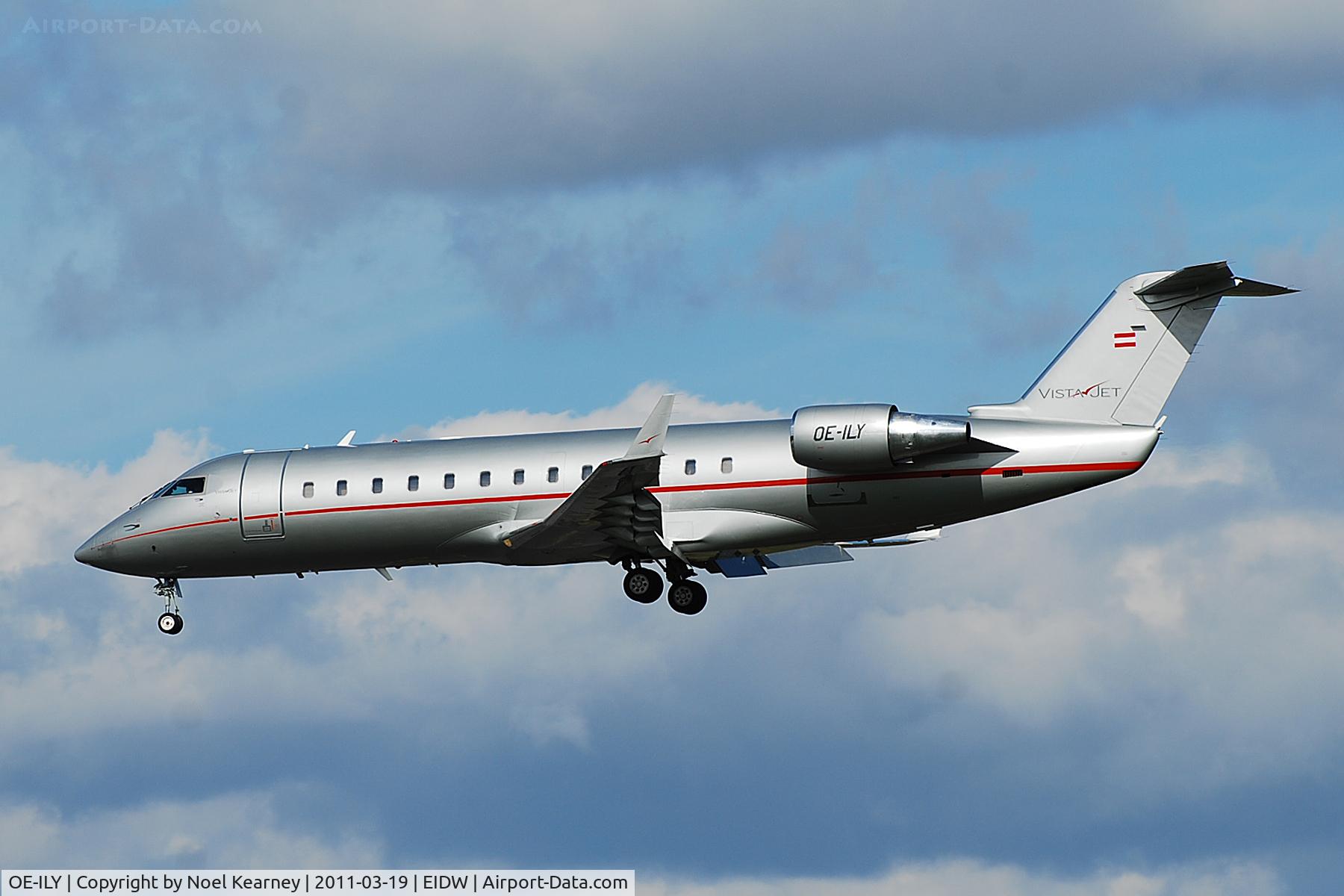 OE-ILY, 2007 Bombardier CRJ-200LR (CL-600-2B19) C/N 8076, CRJ-200 C/N 8076 - Landing Rwy 28 at EIDW