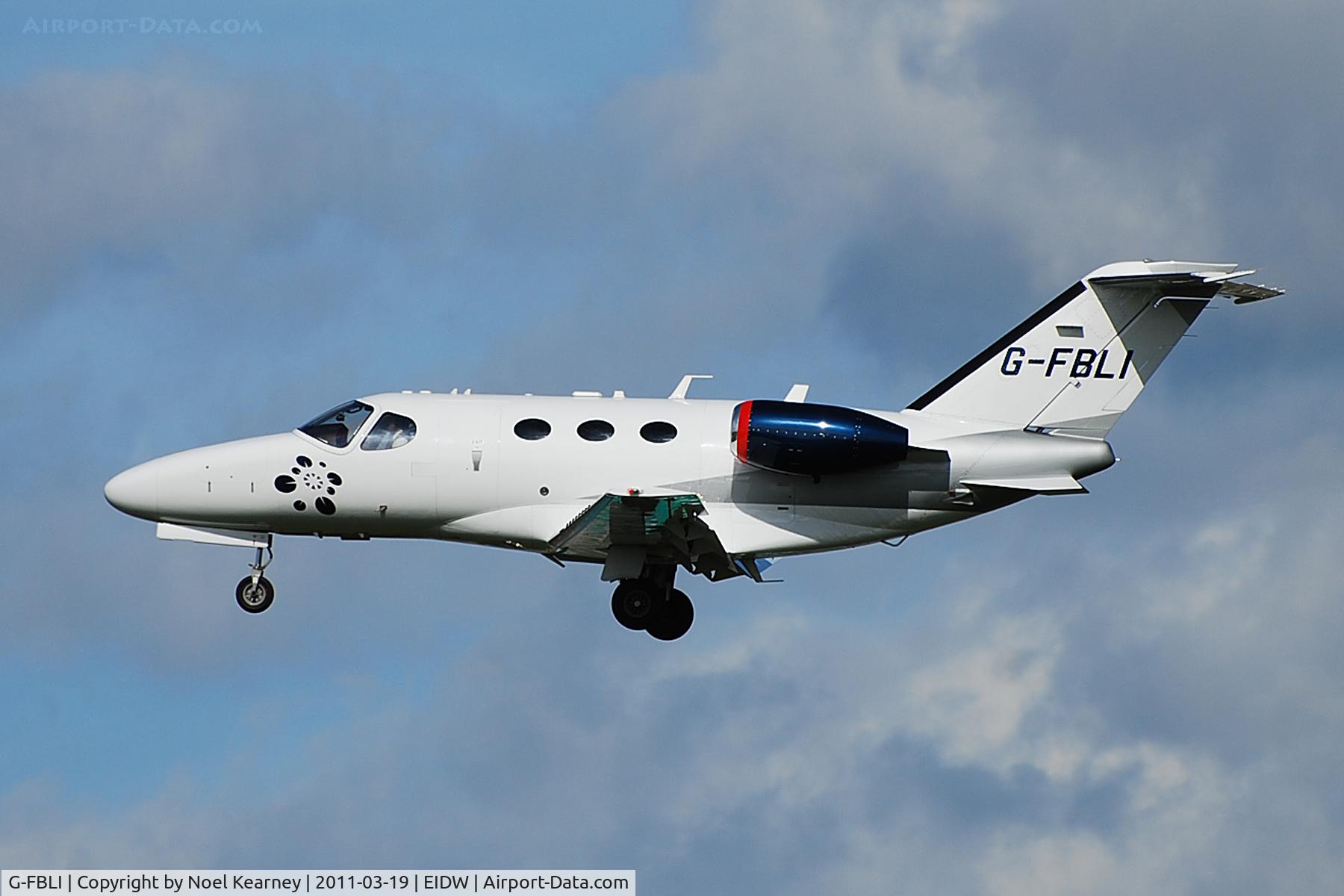 G-FBLI, 2008 Cessna 510 Citation Mustang Citation Mustang C/N 510-0130, Landing Rwy 28 at EIDW