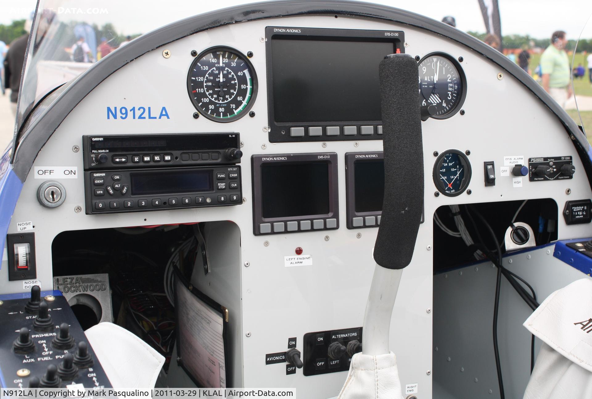 N912LA, Lockwood Aircam C/N AC138, Air Cam