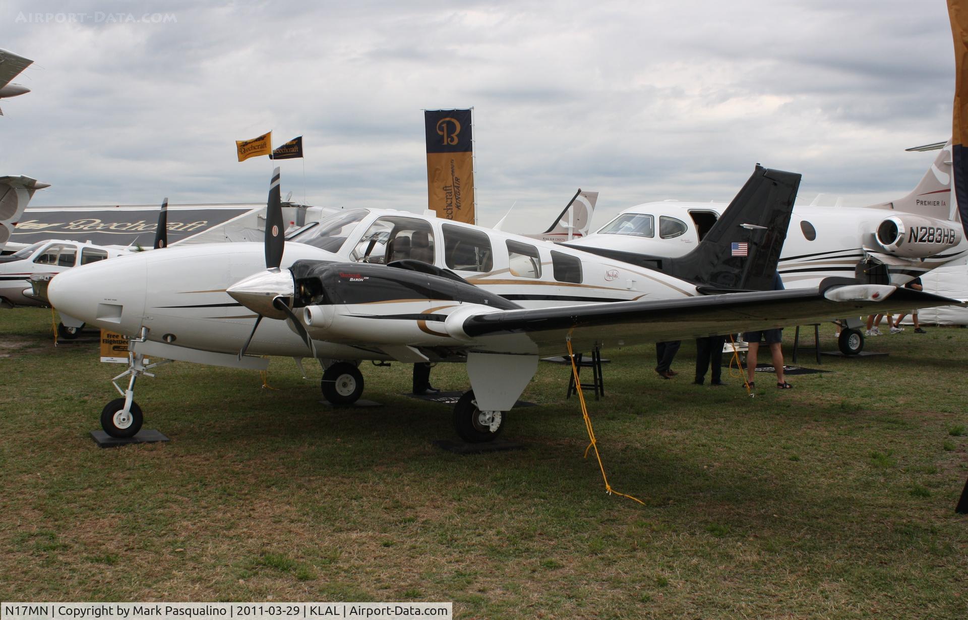 N17MN, Hawker Beechcraft Corp G58 Baron C/N TH-2302, Beech G58