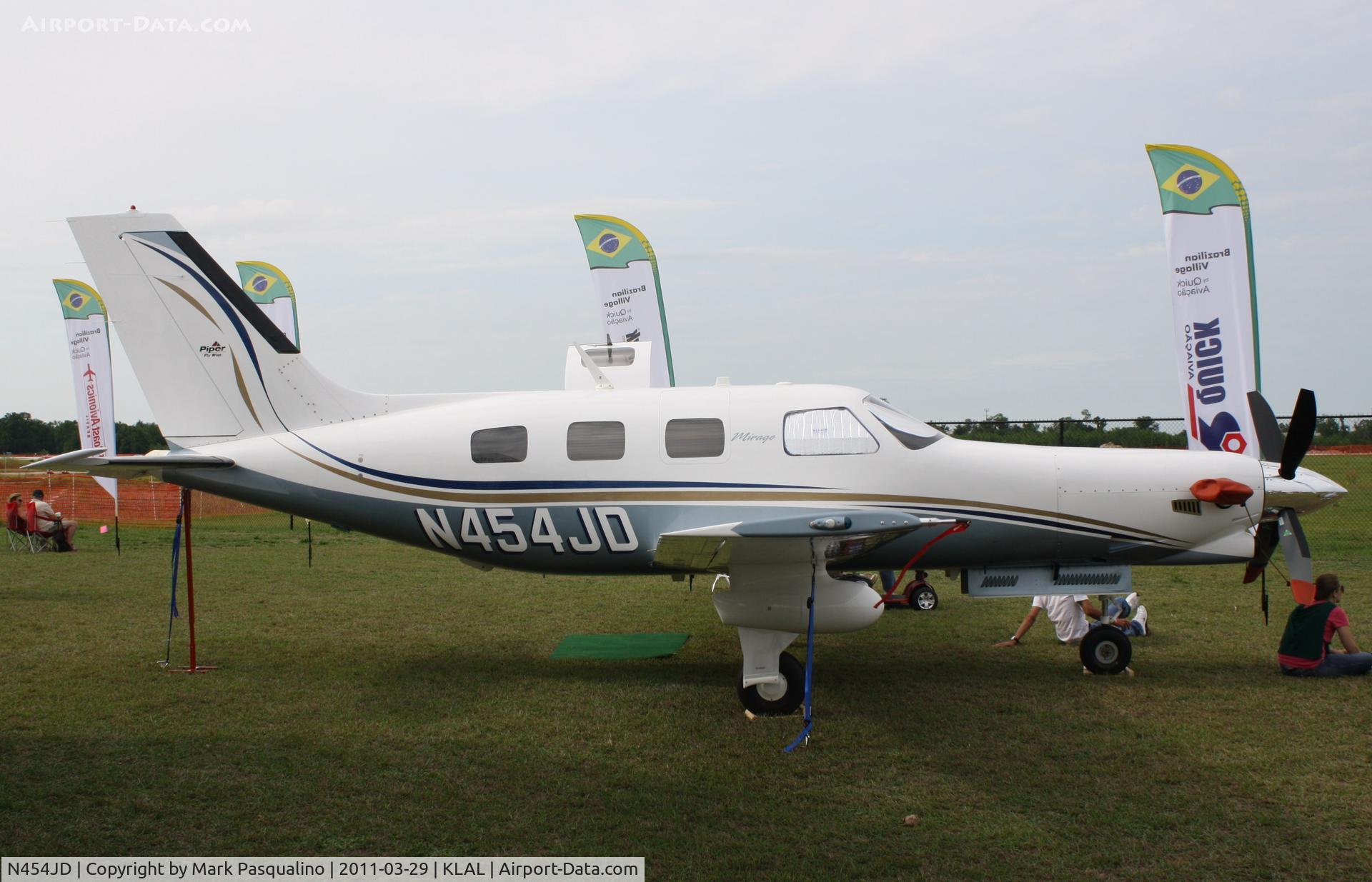 N454JD, Piper PA-46-350P Malibu Mirage C/N 4636454, Piper PA 46-350