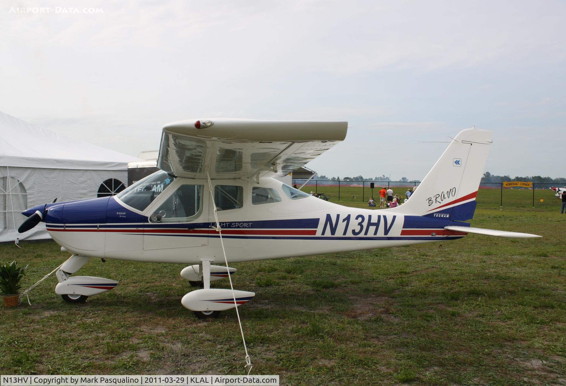 N13HV, 2008 Tecnam P-2004 Bravo C/N 128, P2004 Bravo