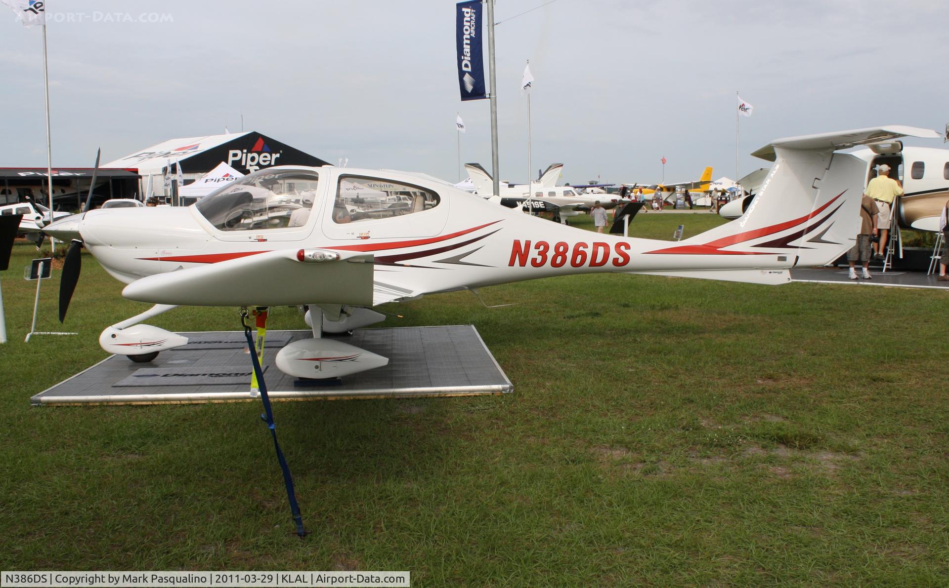 N386DS, Diamond DA-40 Diamond Star C/N 40.1106, DA 40