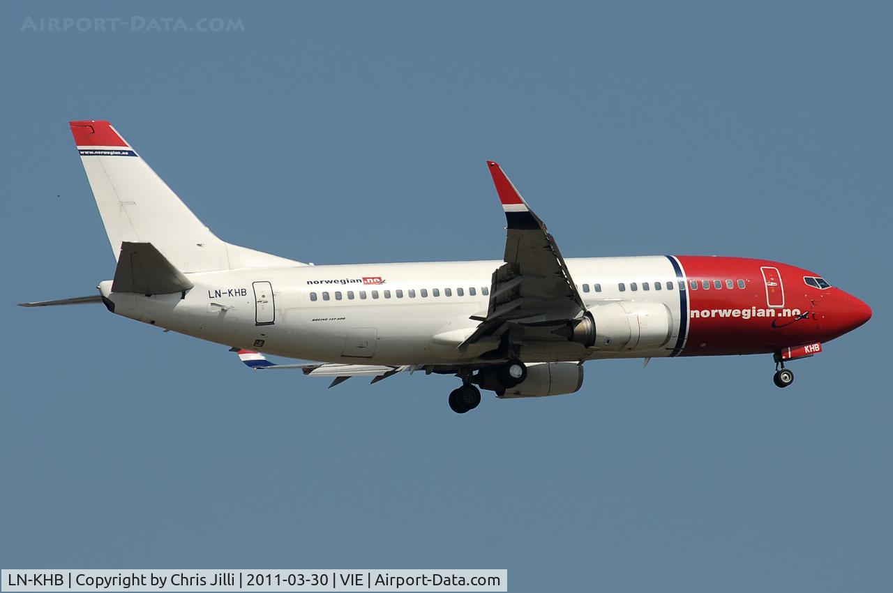 LN-KHB, 1998 Boeing 737-31S C/N 29264, Norwegian