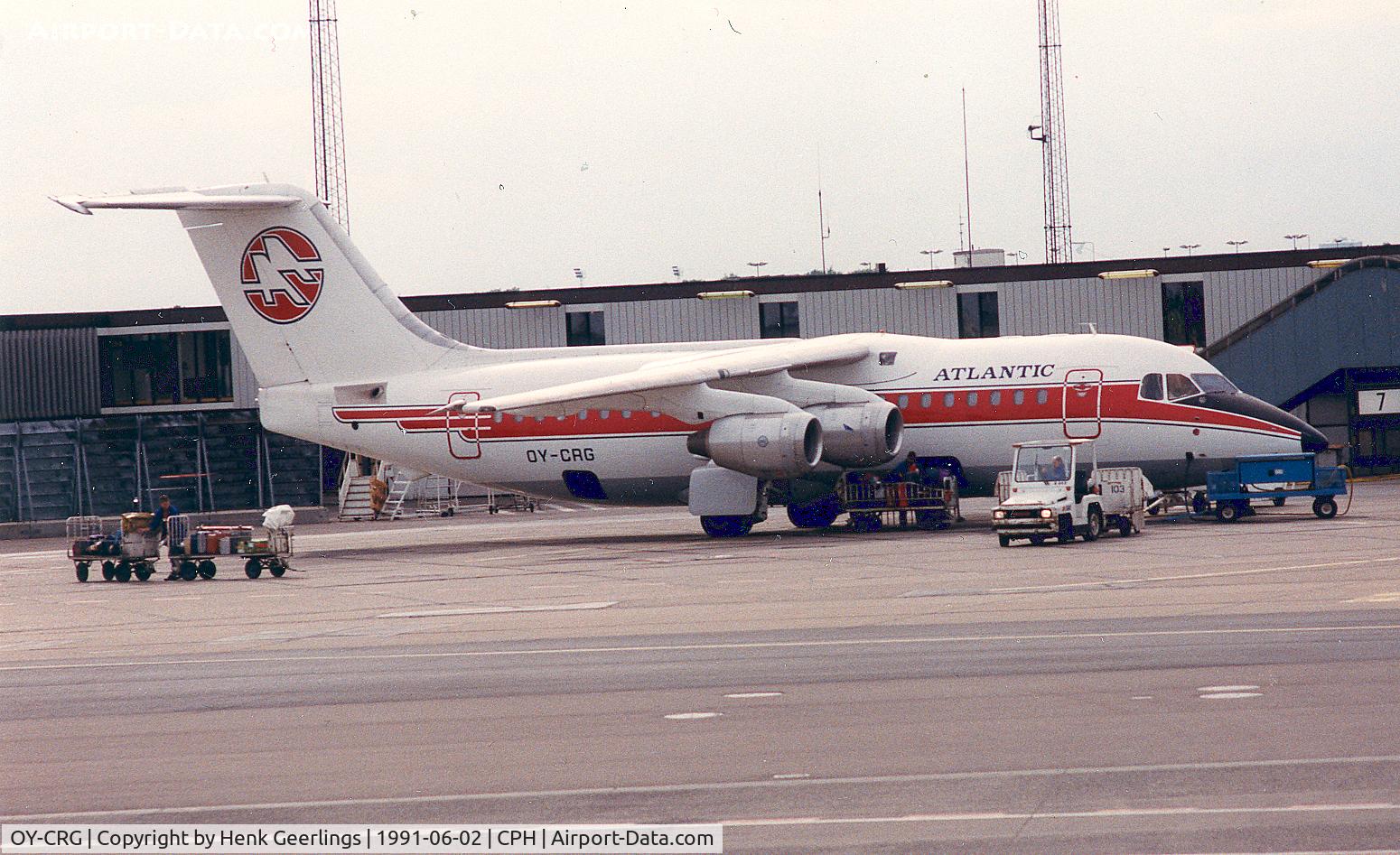 OY-CRG, 1987 British Aerospace BAe.146-200 C/N E2075, Atlantic Airways