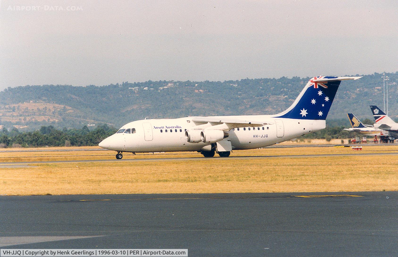 VH-JJQ, 1985 British Aerospace BAe 146-200A C/N E2038, Ansett  Australia