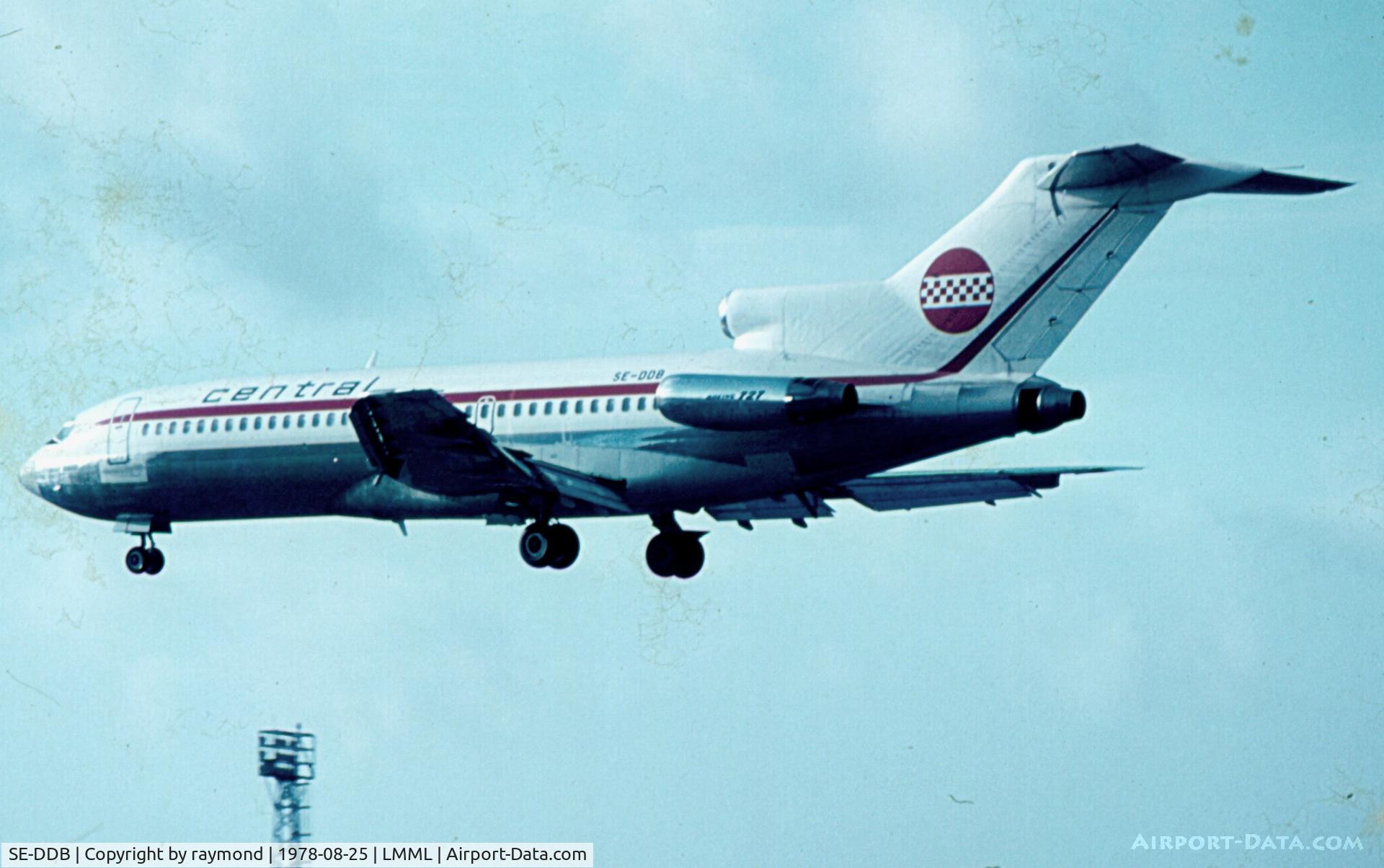 SE-DDB, 1967 Boeing 727-134 C/N 19692, B727 SE-DDB Central Airways.