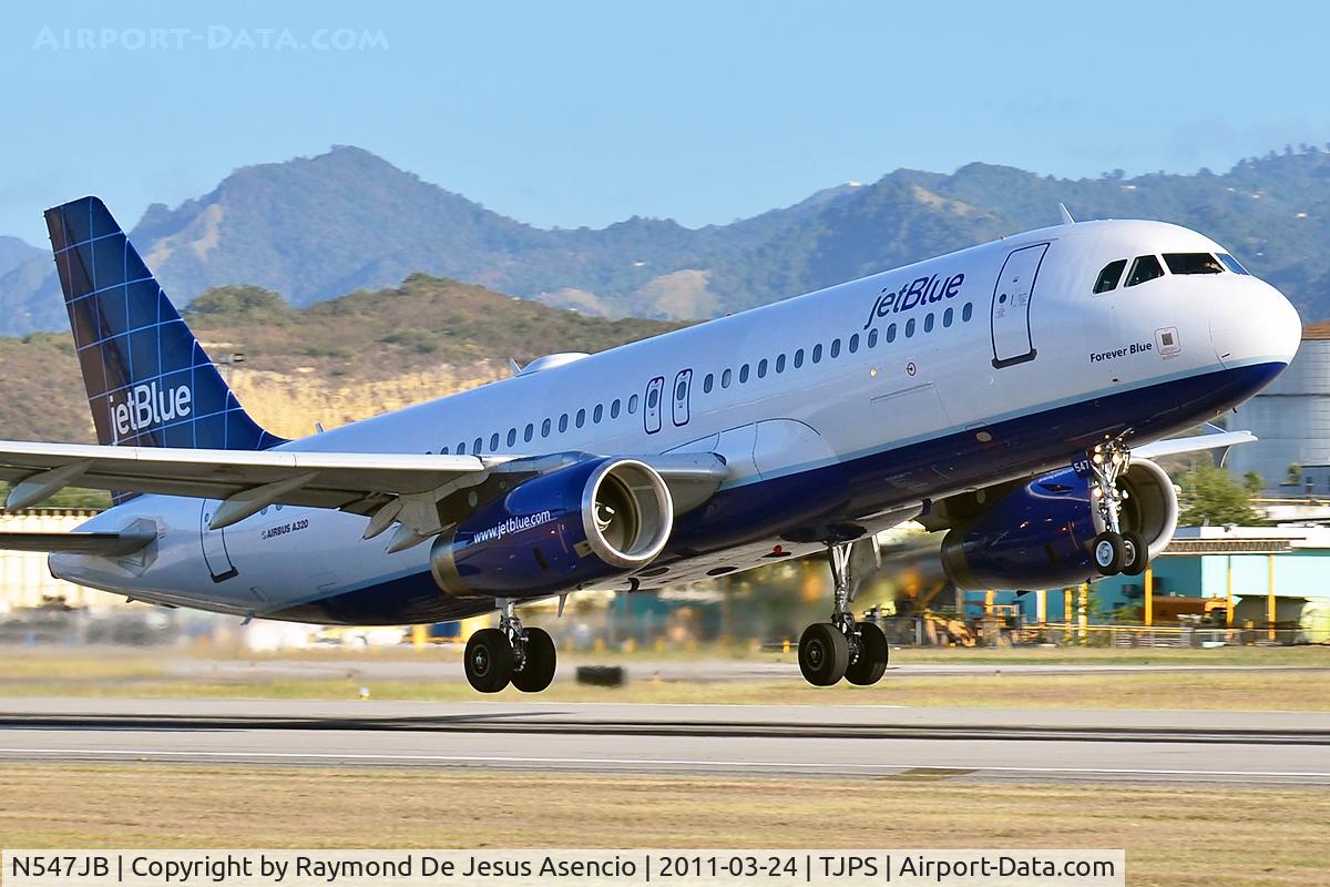 N547JB, 2002 Airbus A320-232 C/N 1849, jetBlue's Forever Blue