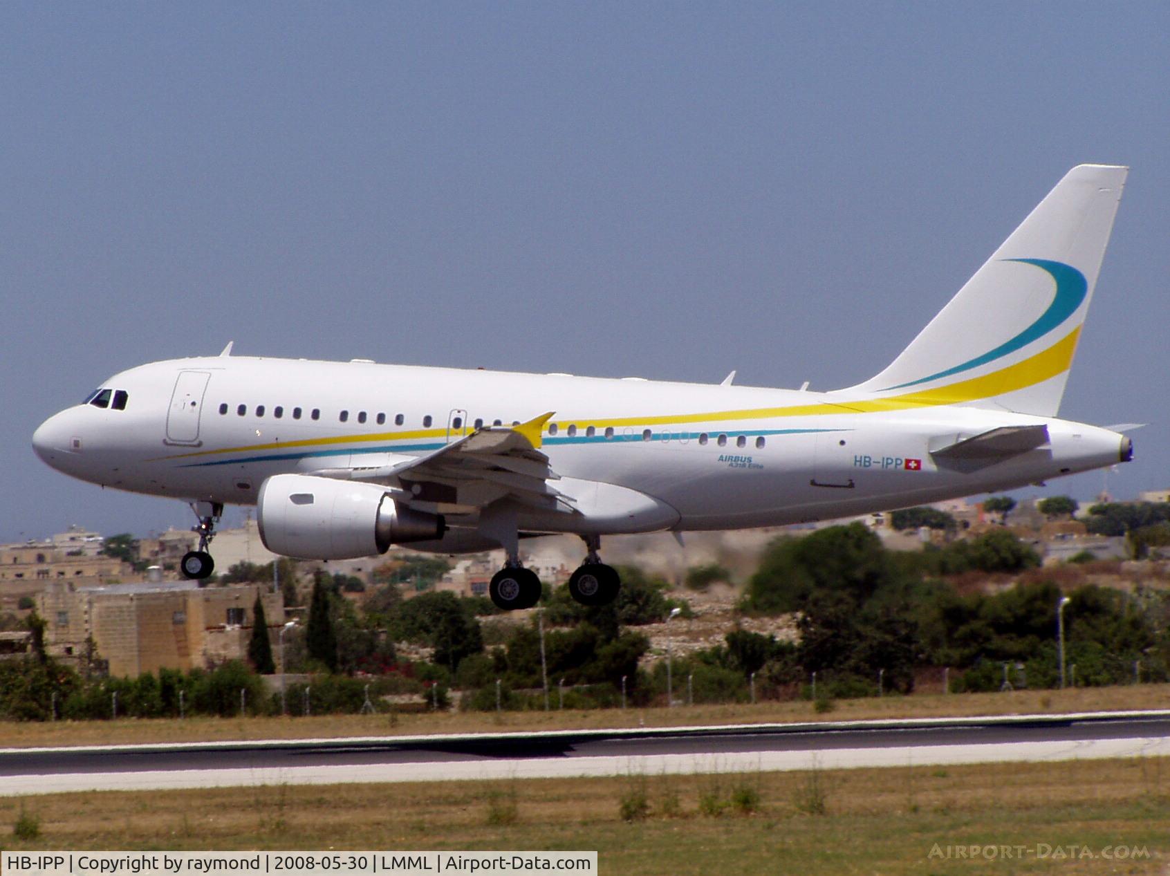 HB-IPP, 2006 Airbus ACJ318 (A318-112/CJ) C/N 2910, A318 HB-IPP of Comlux