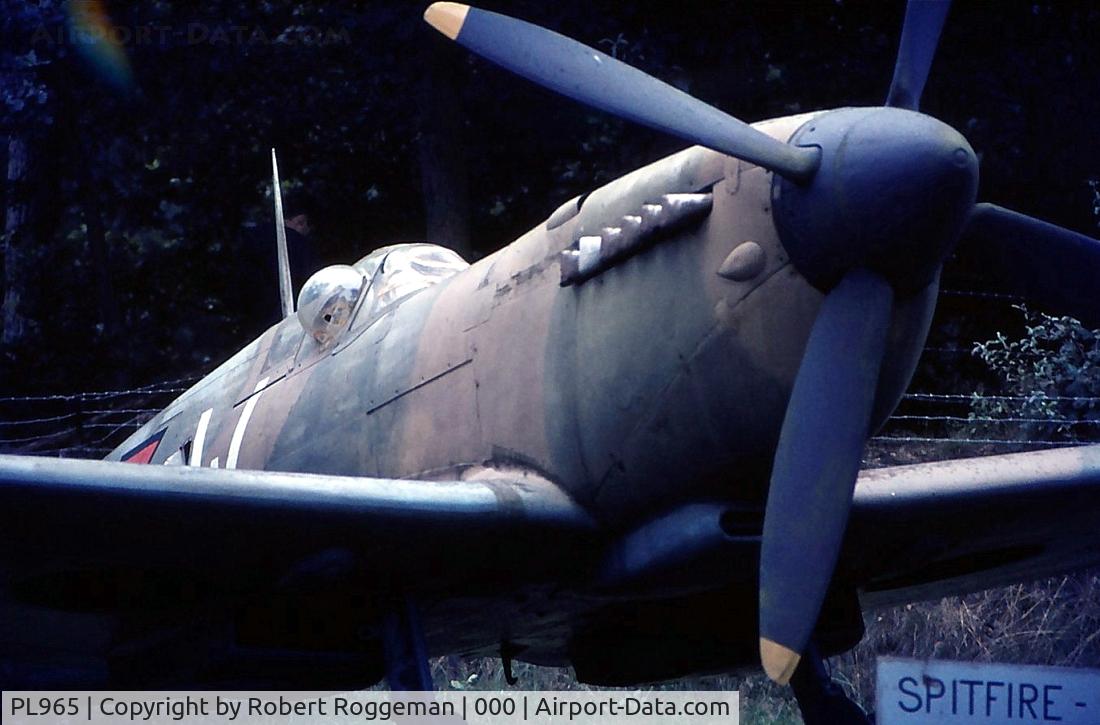 PL965, 1944 Supermarine 365 Spitfire PR.XI C/N 6S/504719, Supermarine Spitfire XI.Dubious Dutch markings 3W.Oorlogs en Verzetsmuseum Overloon.Netherlands.Late 1960's.Back in flying condition.