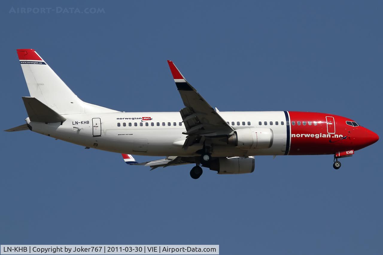 LN-KHB, 1998 Boeing 737-31S C/N 29264, Norwegian Air Shuttle