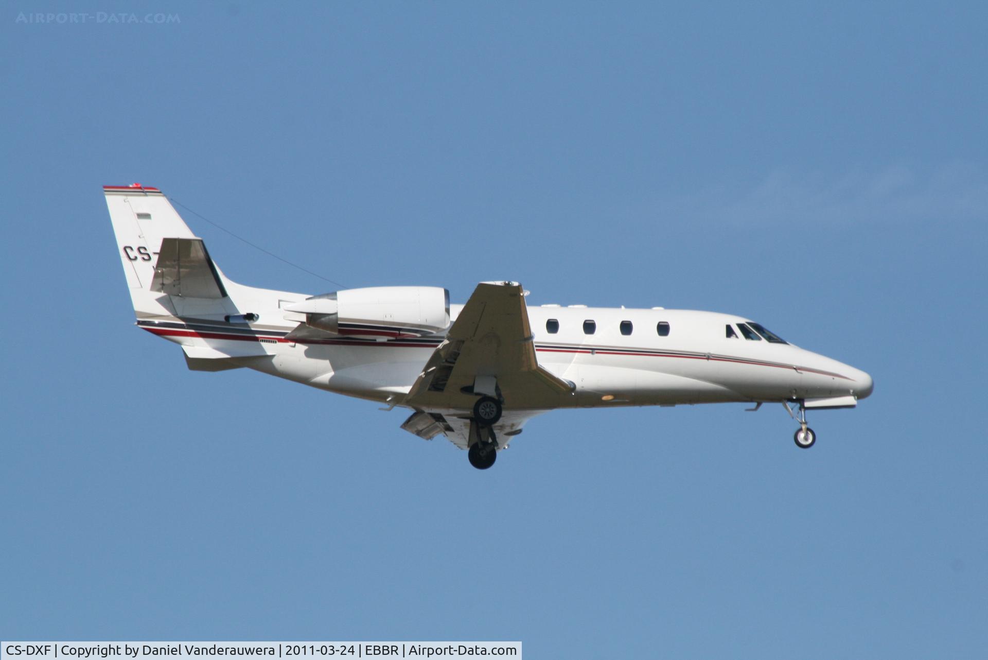 CS-DXF, 2005 Cessna 560XL Citation XLS C/N 560-5586, Arrival to RWY 02