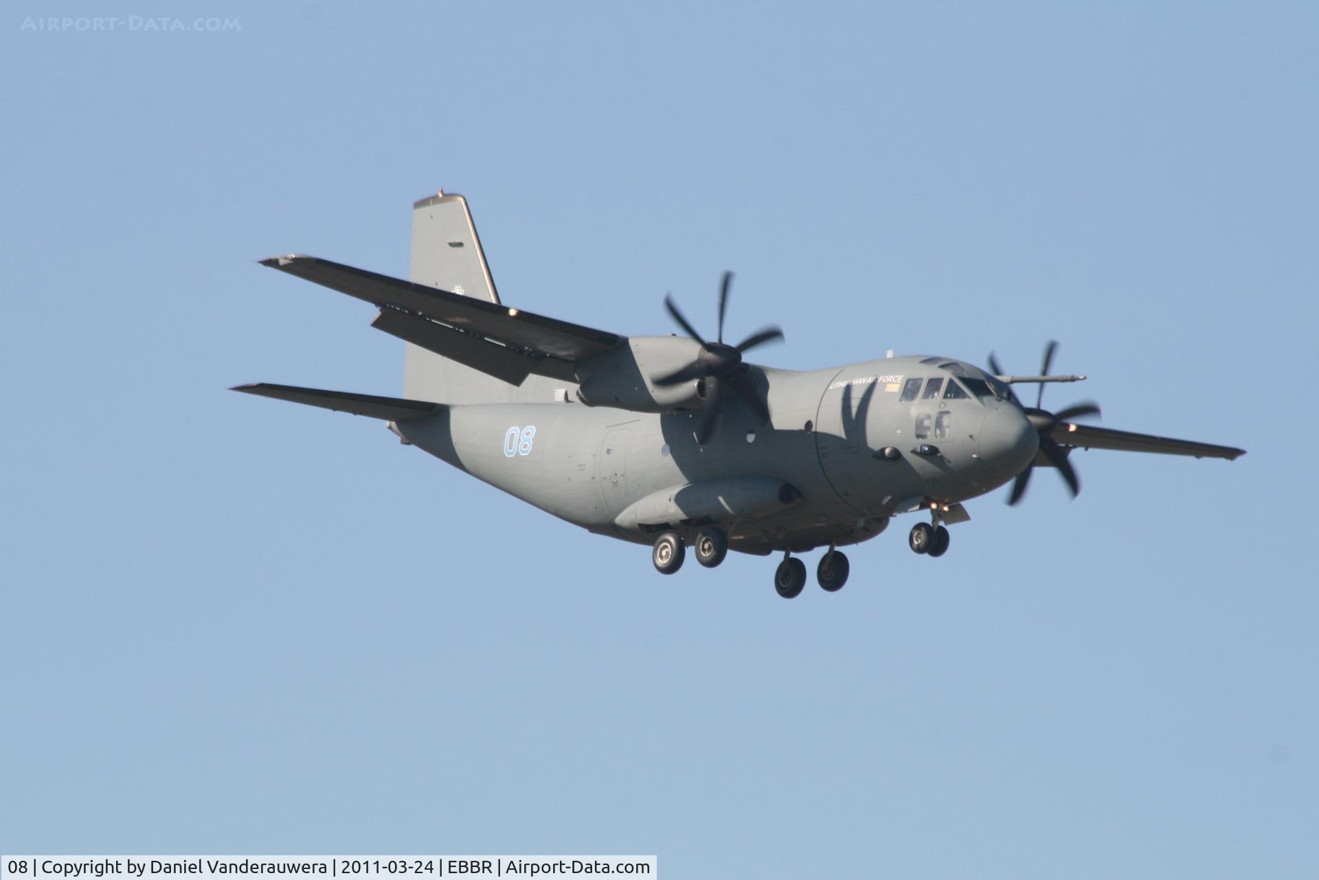 08, Alenia C-27J Spartan C/N 4143, Arrival to RWY 02
