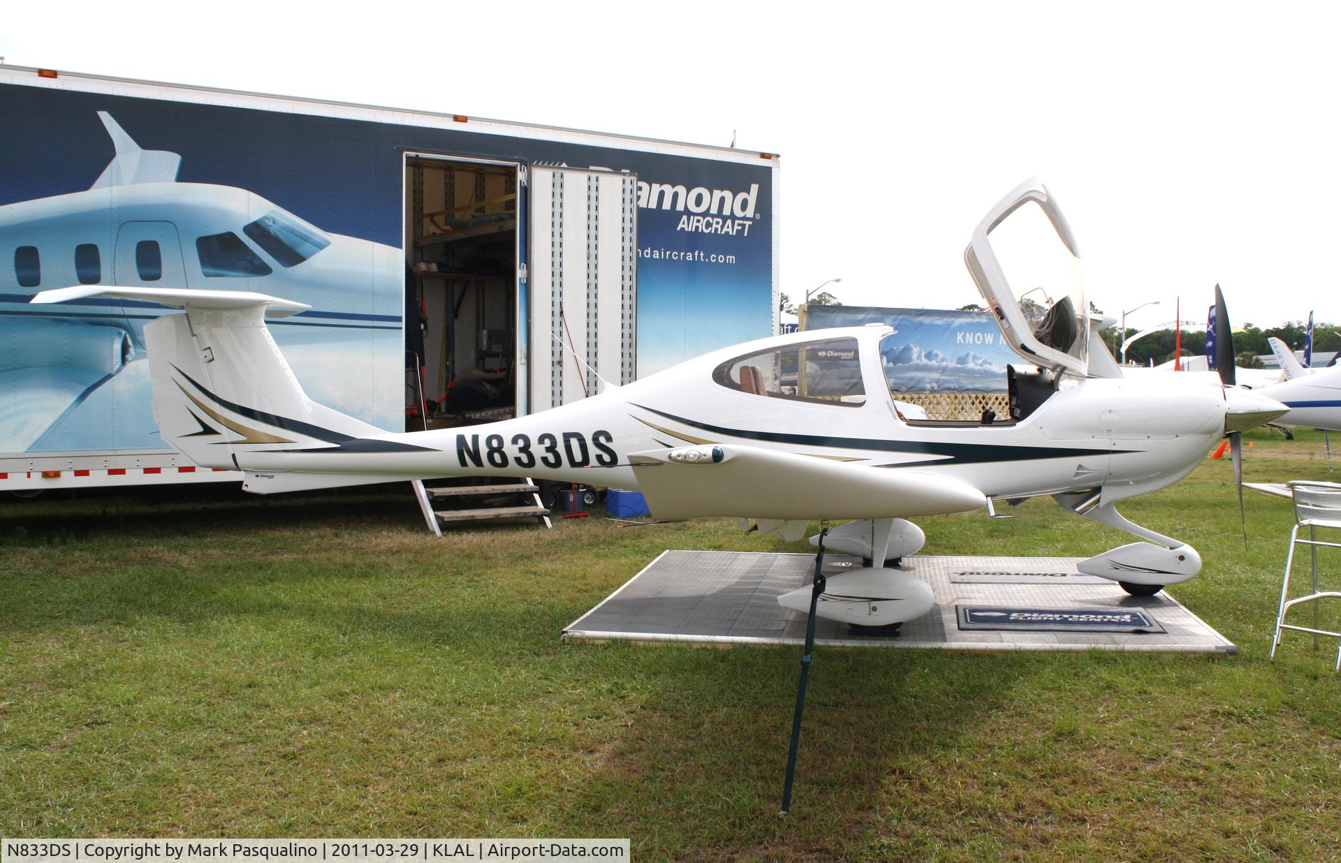 N833DS, Diamond DA-40 Diamond Star C/N 40.1110, DA 40