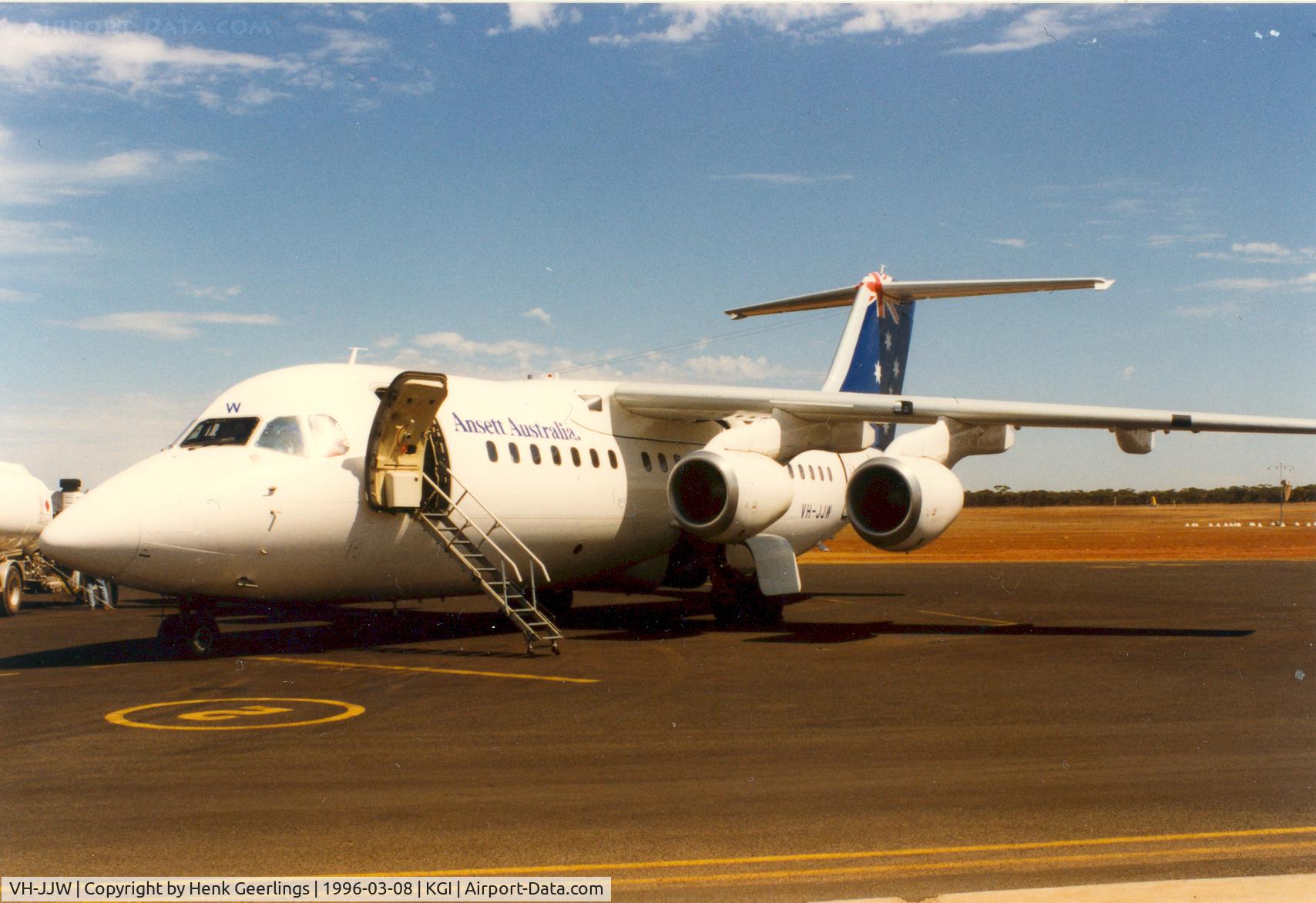 VH-JJW, 1989 British Aerospace BAe.146-211 C/N E2110, Ansett Australia