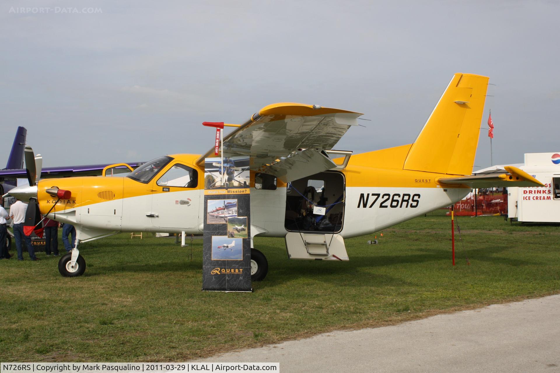 N726RS, 2010 Quest Kodiak 100 C/N 100-0043, Kodiak 100