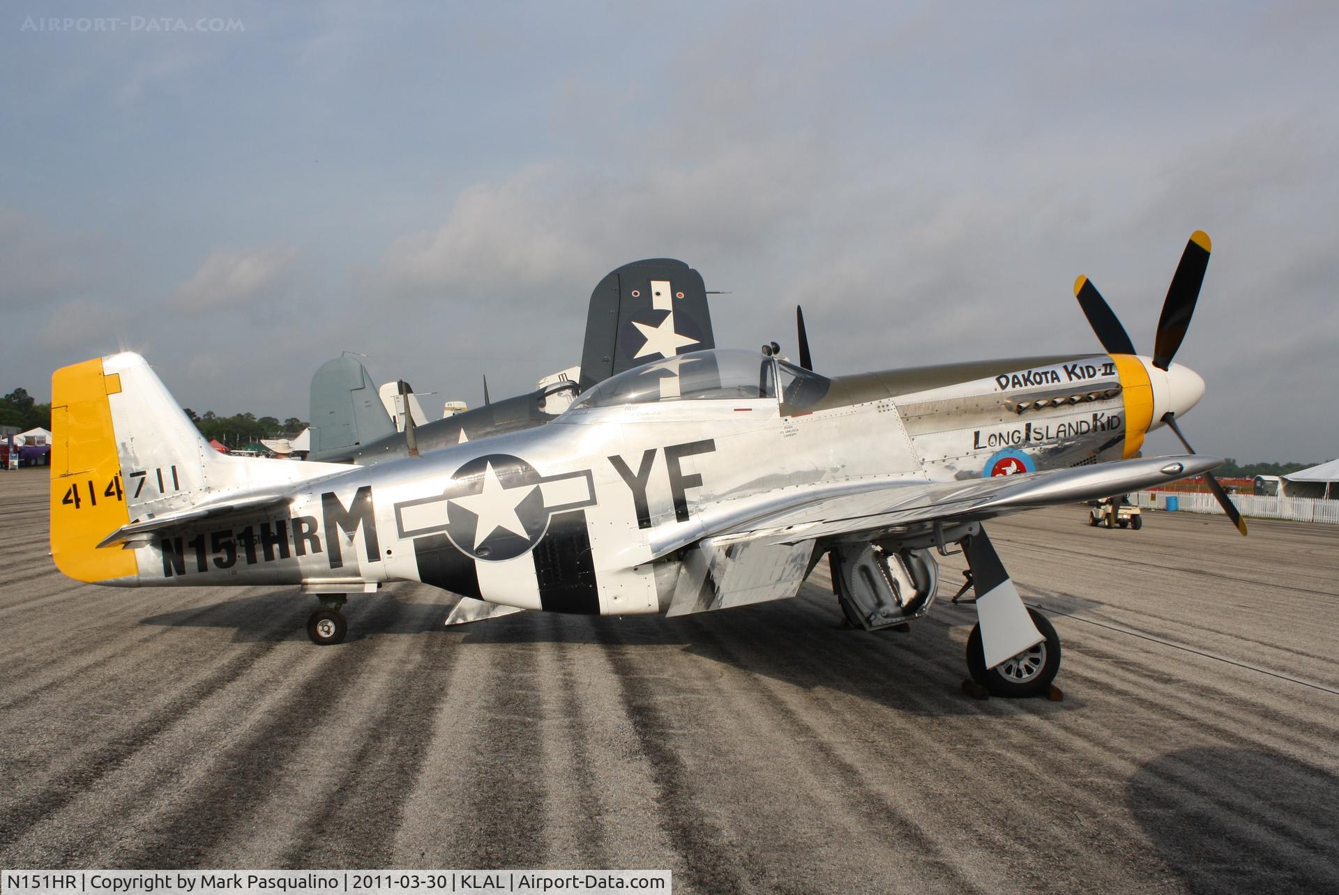 N151HR, 1945 North American P-51D Mustang C/N 12241064, North American P-5D