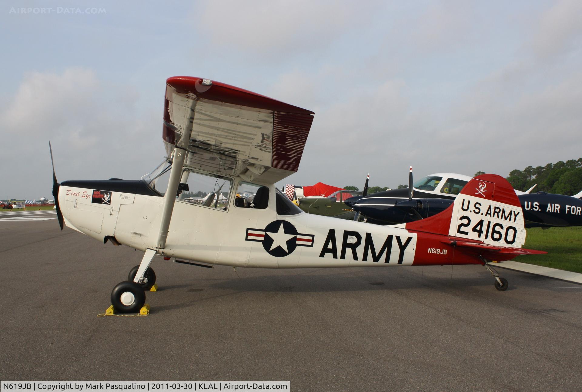 N619JB, Cessna 305F C/N AR-1, Cessna 305F